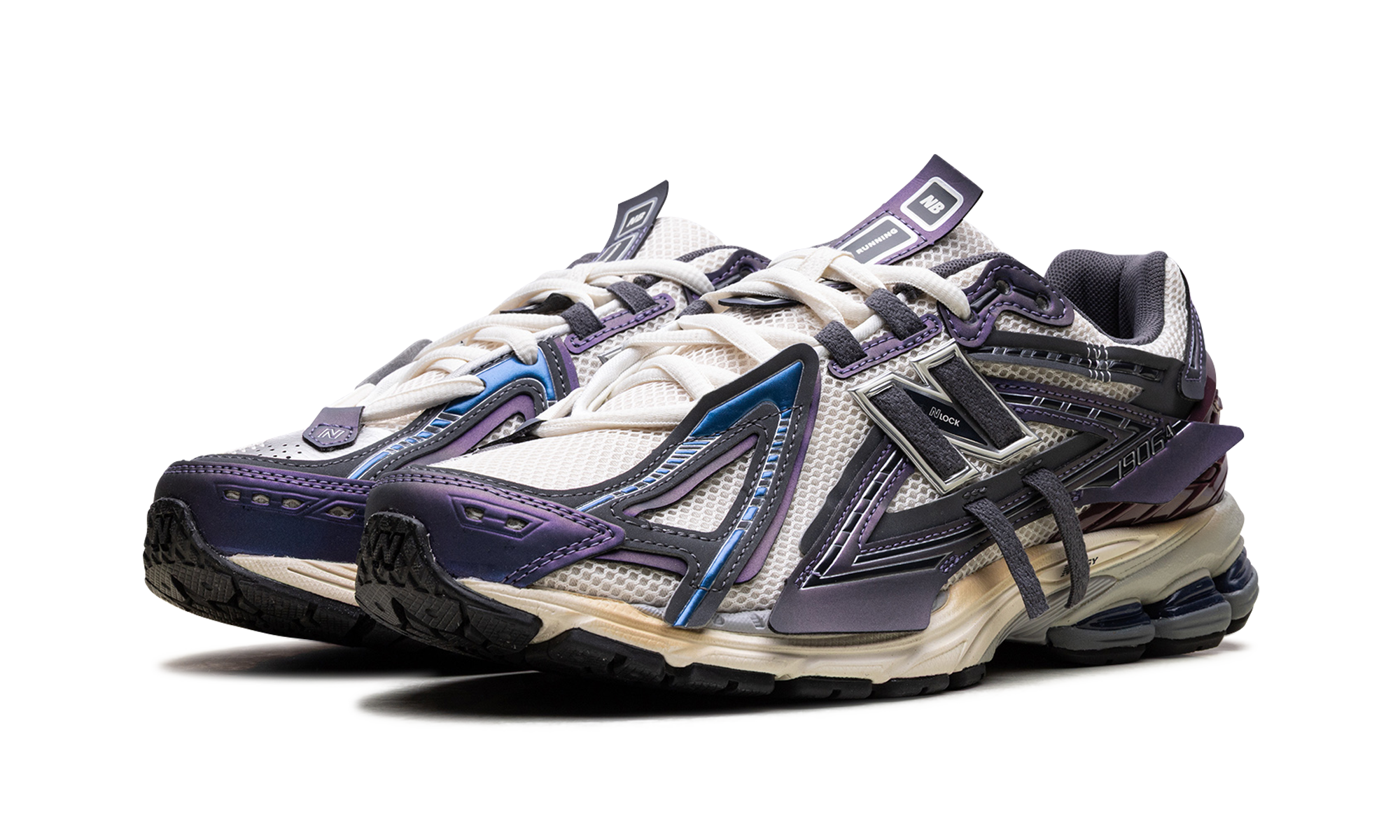 new balance 1906a inkwell sea salt+U1906ANB+diagnol left view