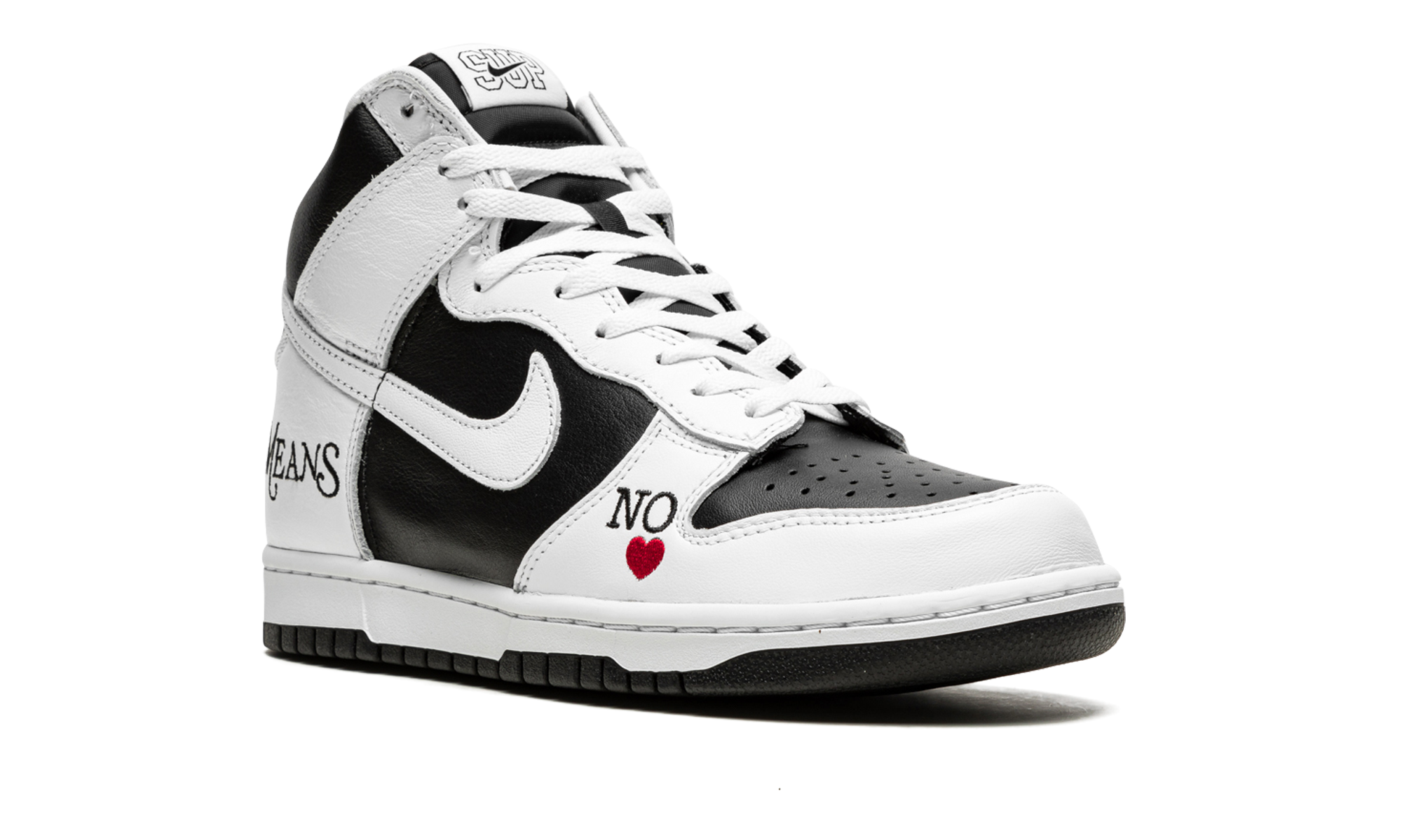 nike sb dunk high supreme by any means black+DN3741-002+diagnol right view