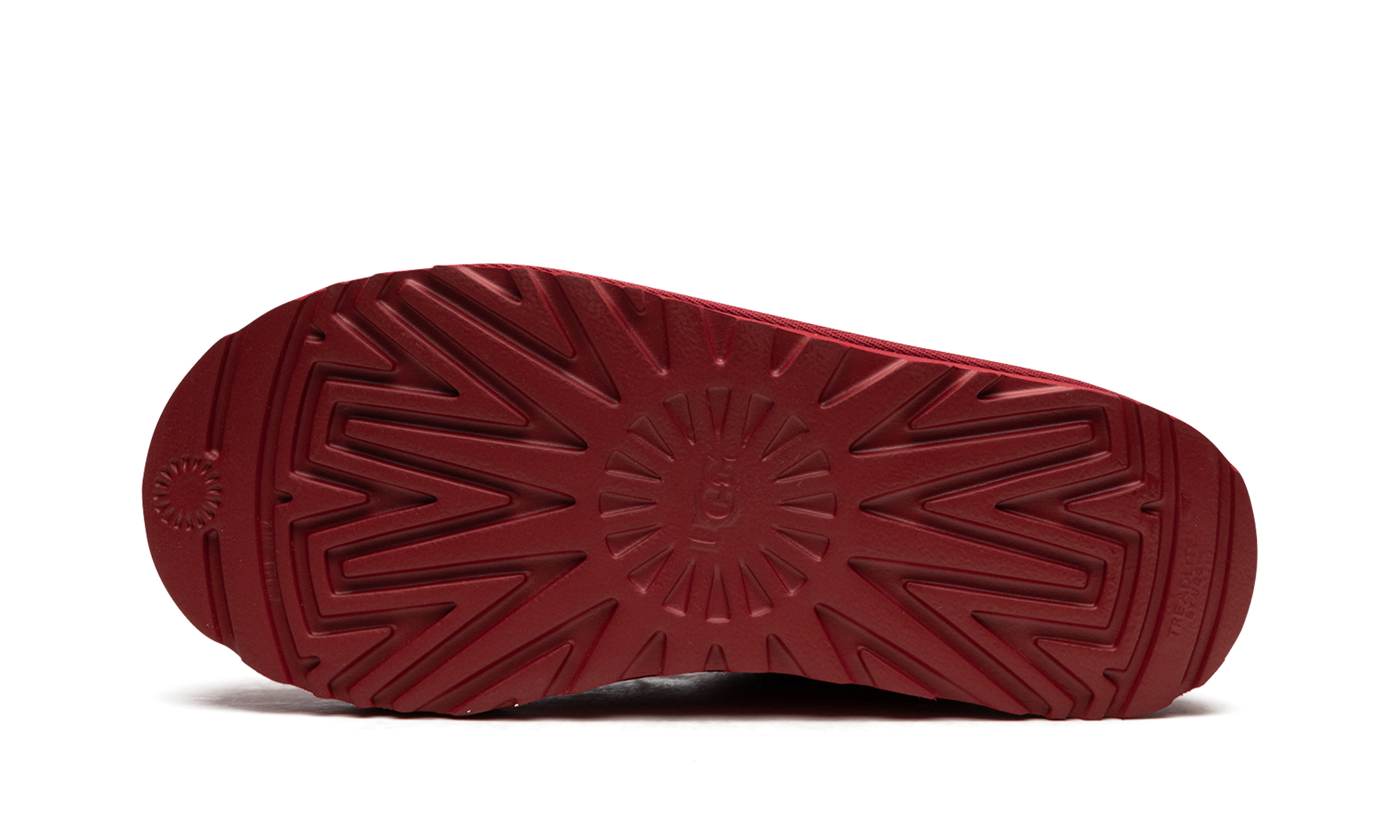 ugg tasman slipper samba red women s+5955-SRTL+bottom view