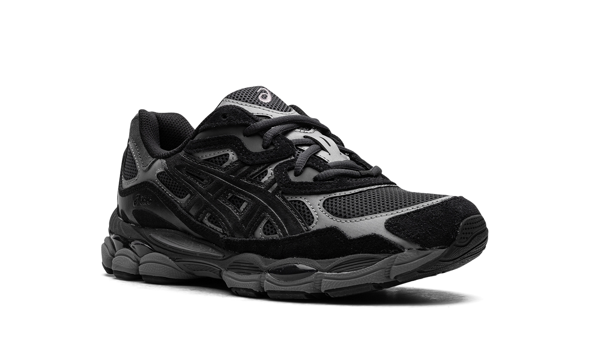 asics gel nyc graphite grey black+1201A789-020+diagnol right view