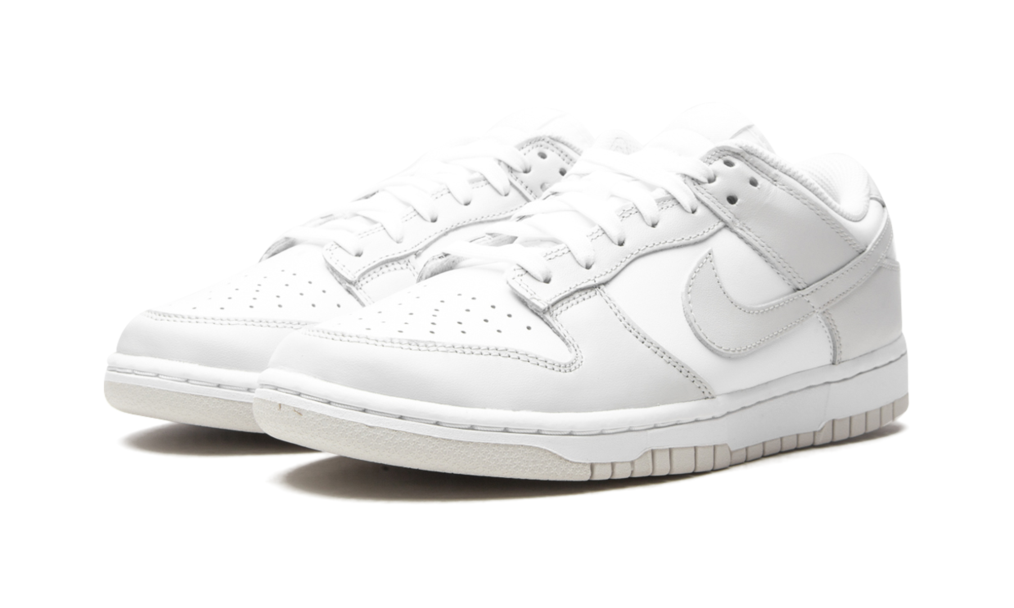 nike dunk low photon dust women s+DD1503-103+diagnol left view