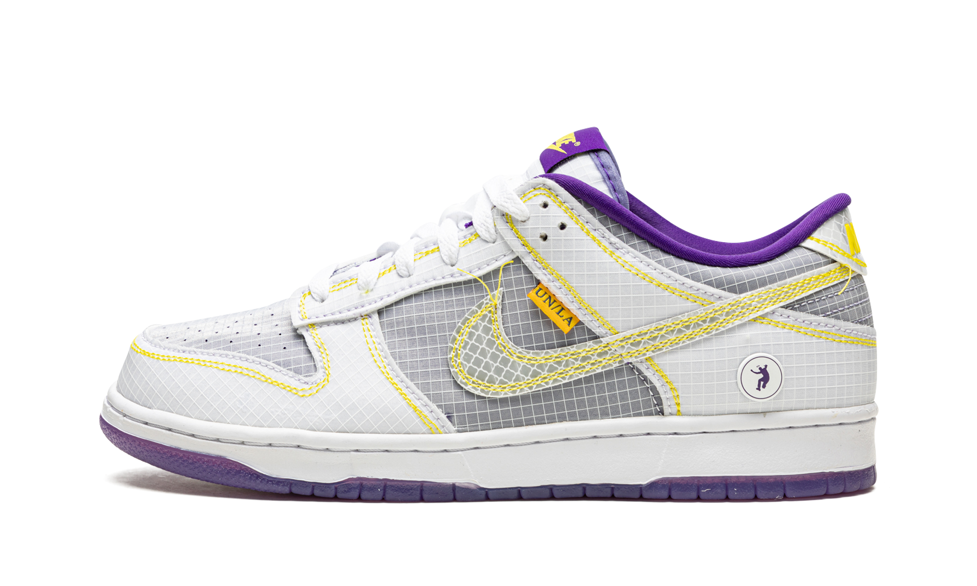 nike dunk low union passport pack court purple+DJ9649-500+diagnol right view 1