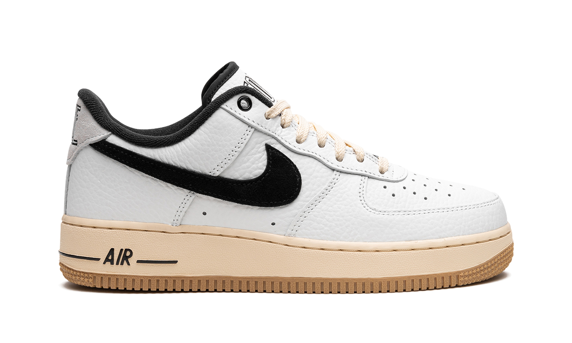 nike air force 1 07 lx low command force summit white black women s+DR0148-101+right view