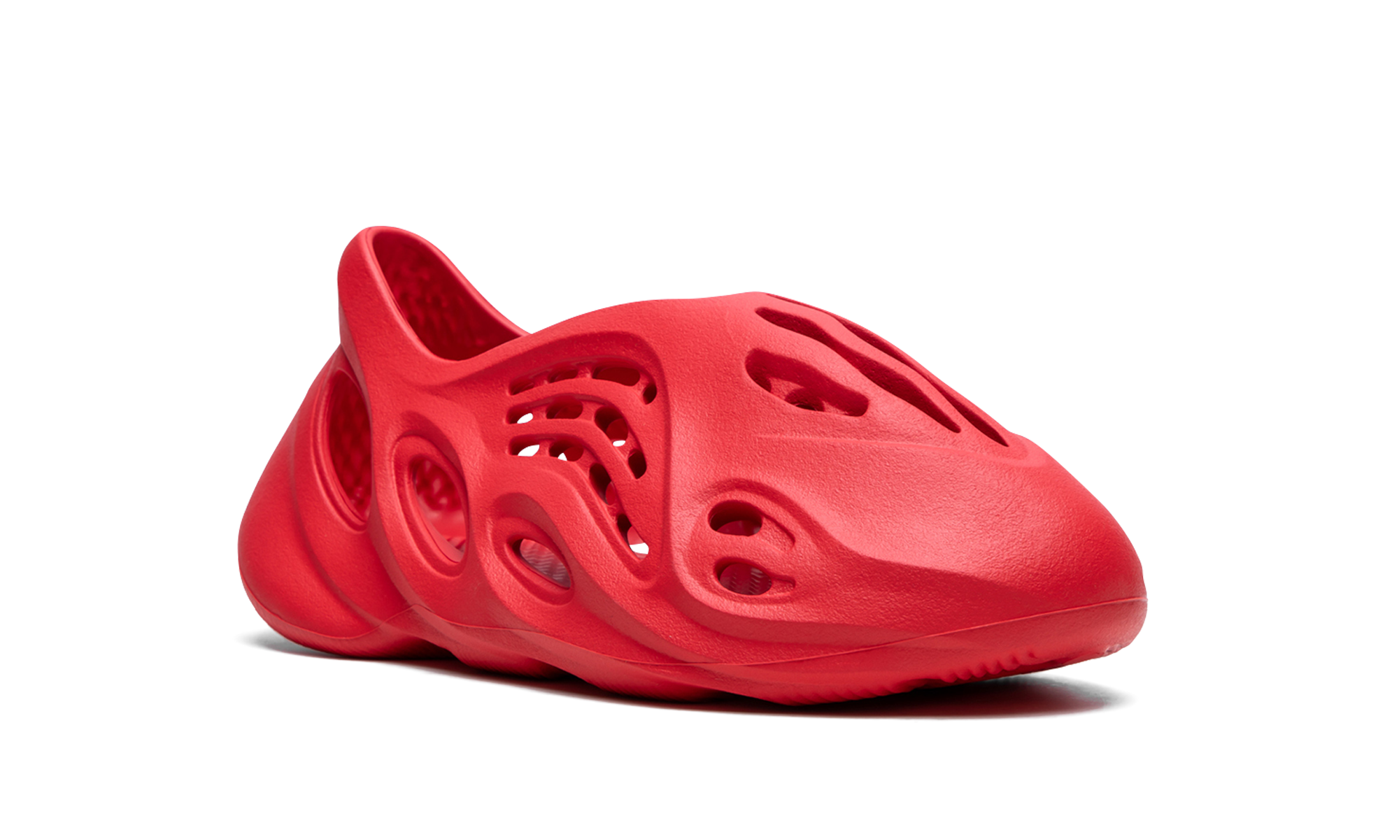adidas yeezy foam rnnr vermillion+GW3355+diagnol right view