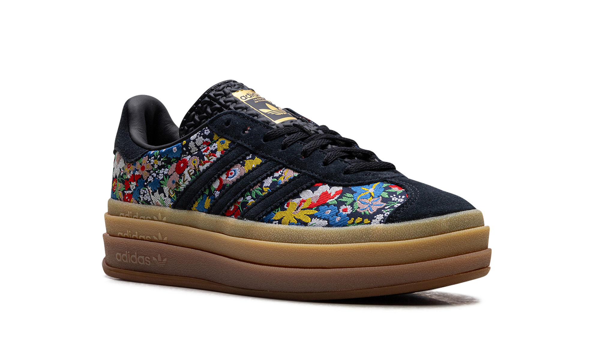 adidas gazelle bold liberty london floral embroidery women s+JI2572+diagnol right view