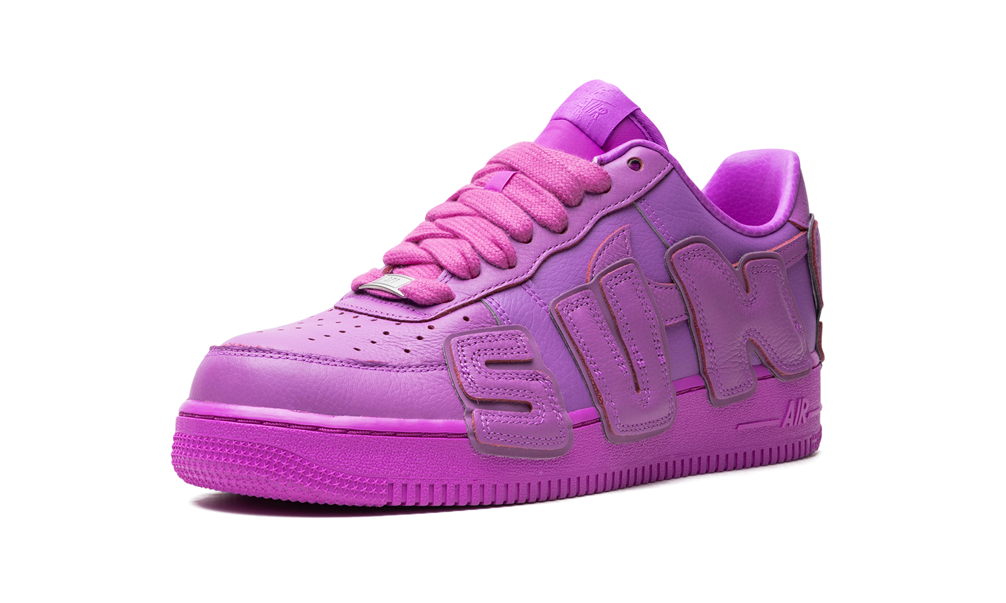 nike air force 1 low cactus plant flea market fuchsia dream+FQ7069-500+left diagnol single view
