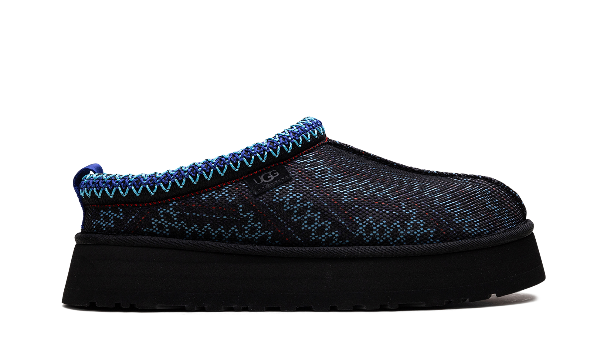 ugg tazz maxi tasman slipper black women s+1140430-BLK+right view