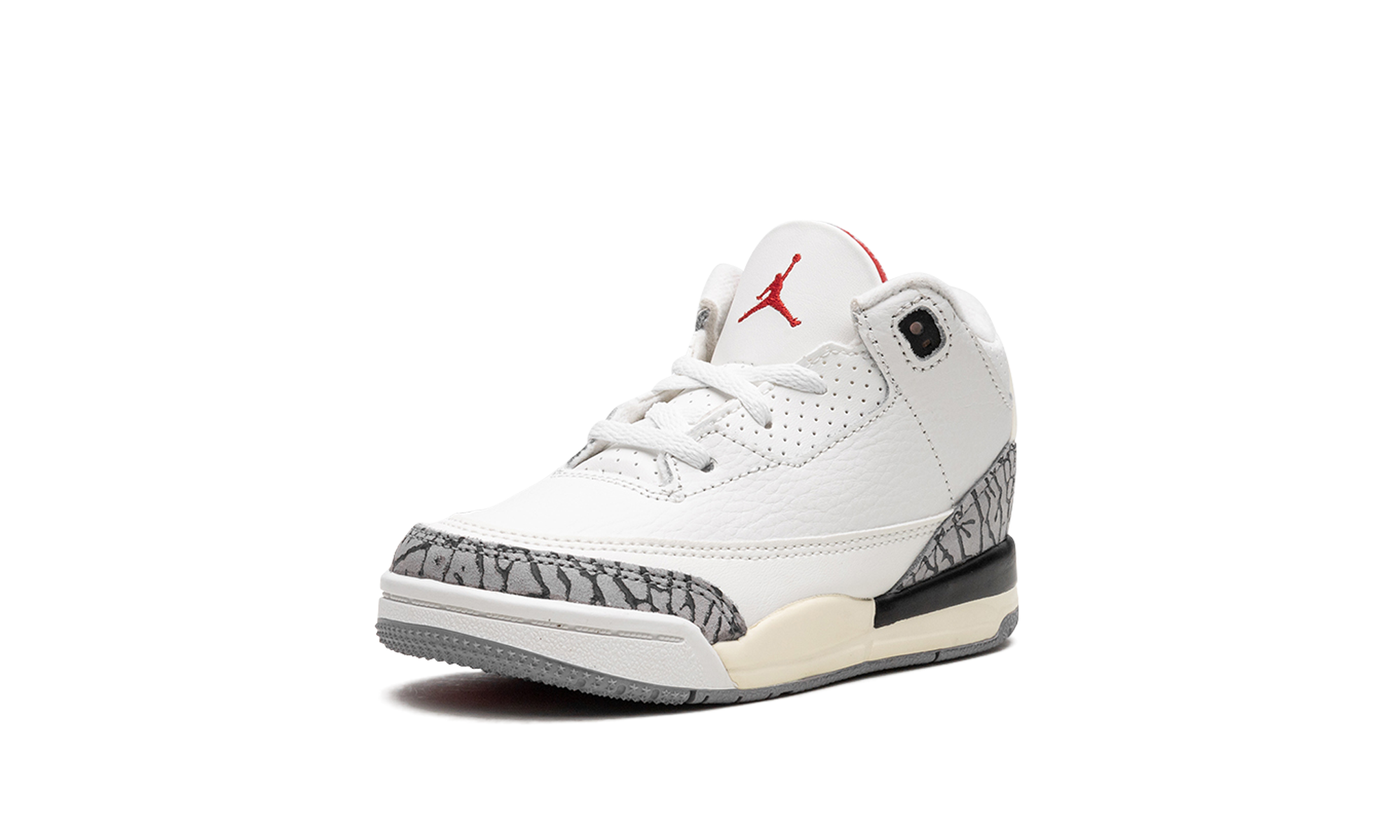 jordan 3 retro white cement reimagined td+DM0968-100+left diagnol single view