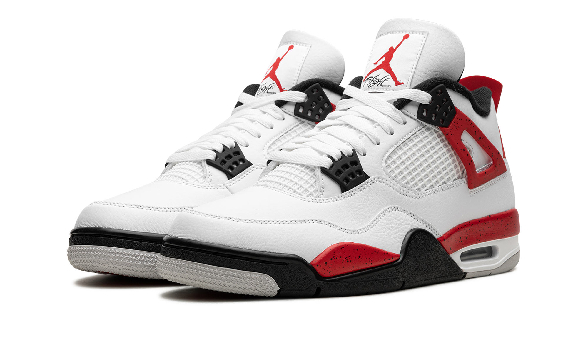 jordan 4 retro red cement+DH6927-161+diagnol left view