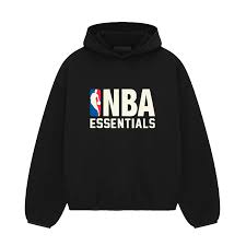 Fear Of God Essentials FW24 NBA Black Hoodie
