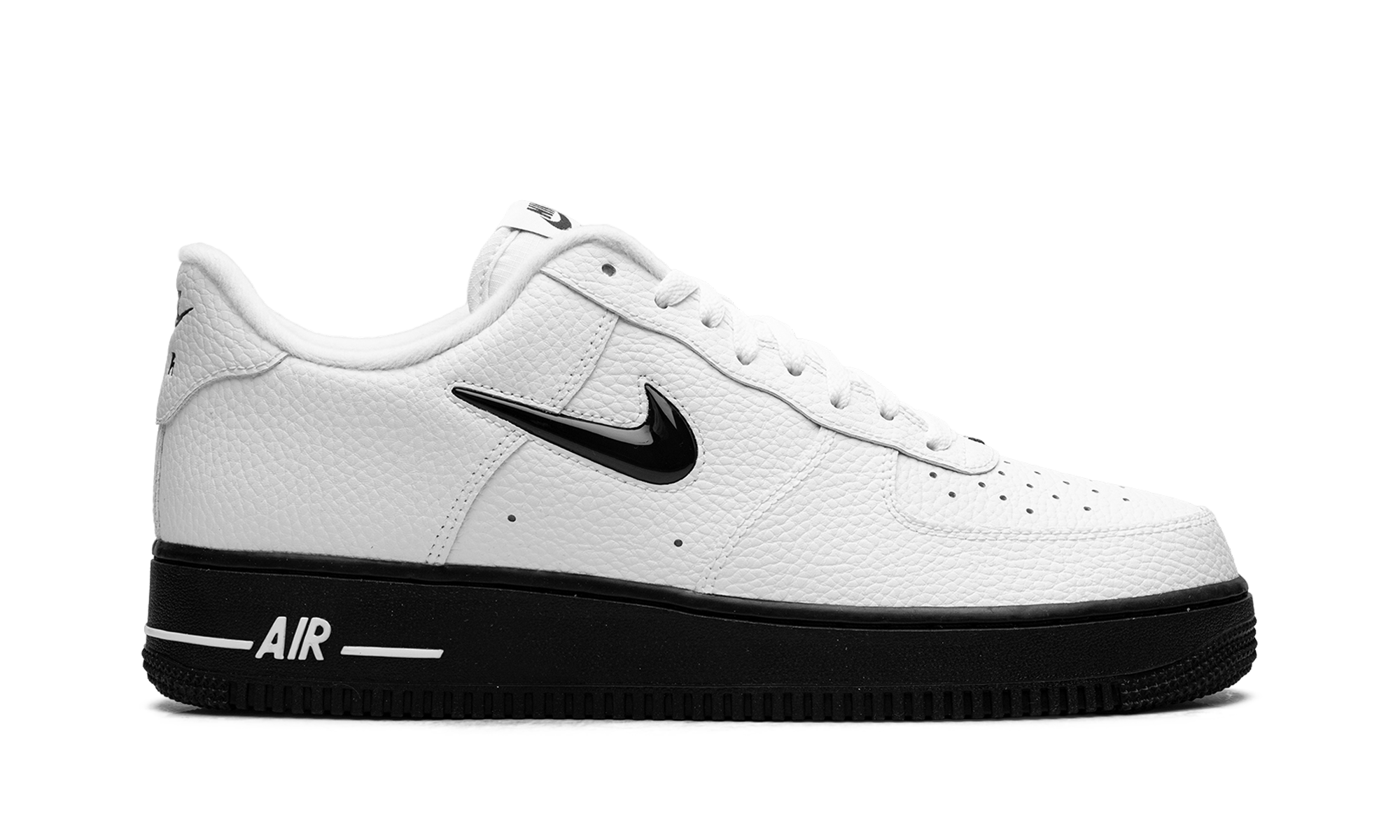 nike air force 1 07 low jewel white black+HQ3826-100+right view