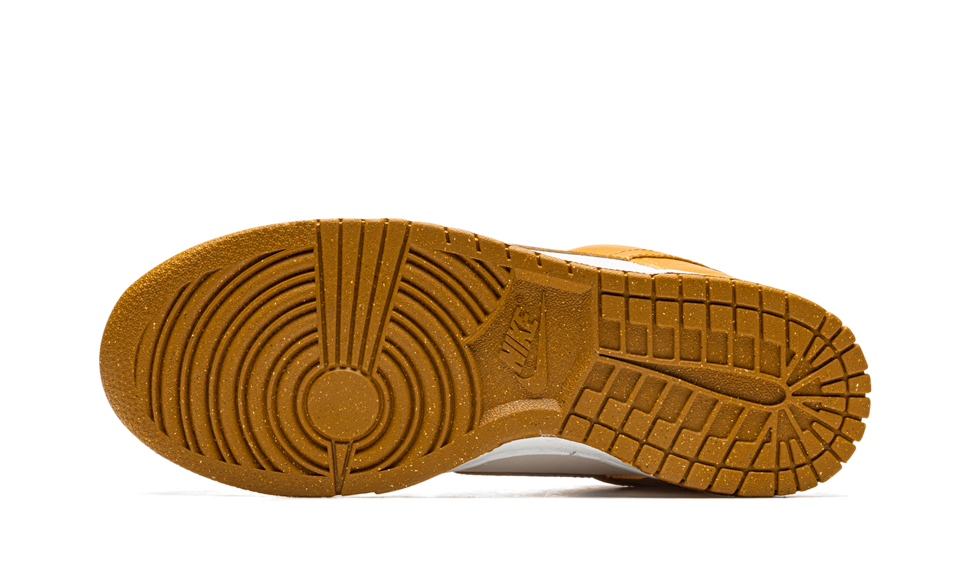 nike dunk low next nature phantom gold suede women s+DN1431-001+bottom view