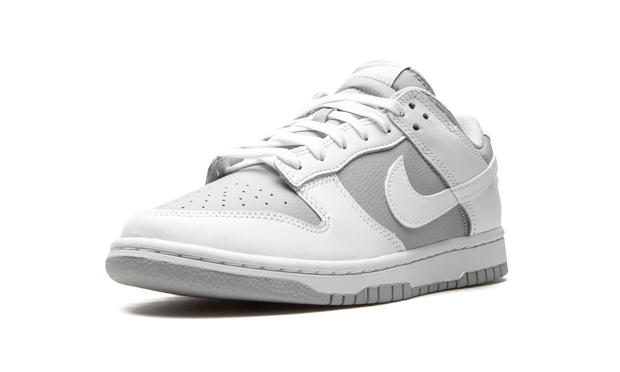 nike dunk low retro white grey+DJ6188-003+left diagnol single view
