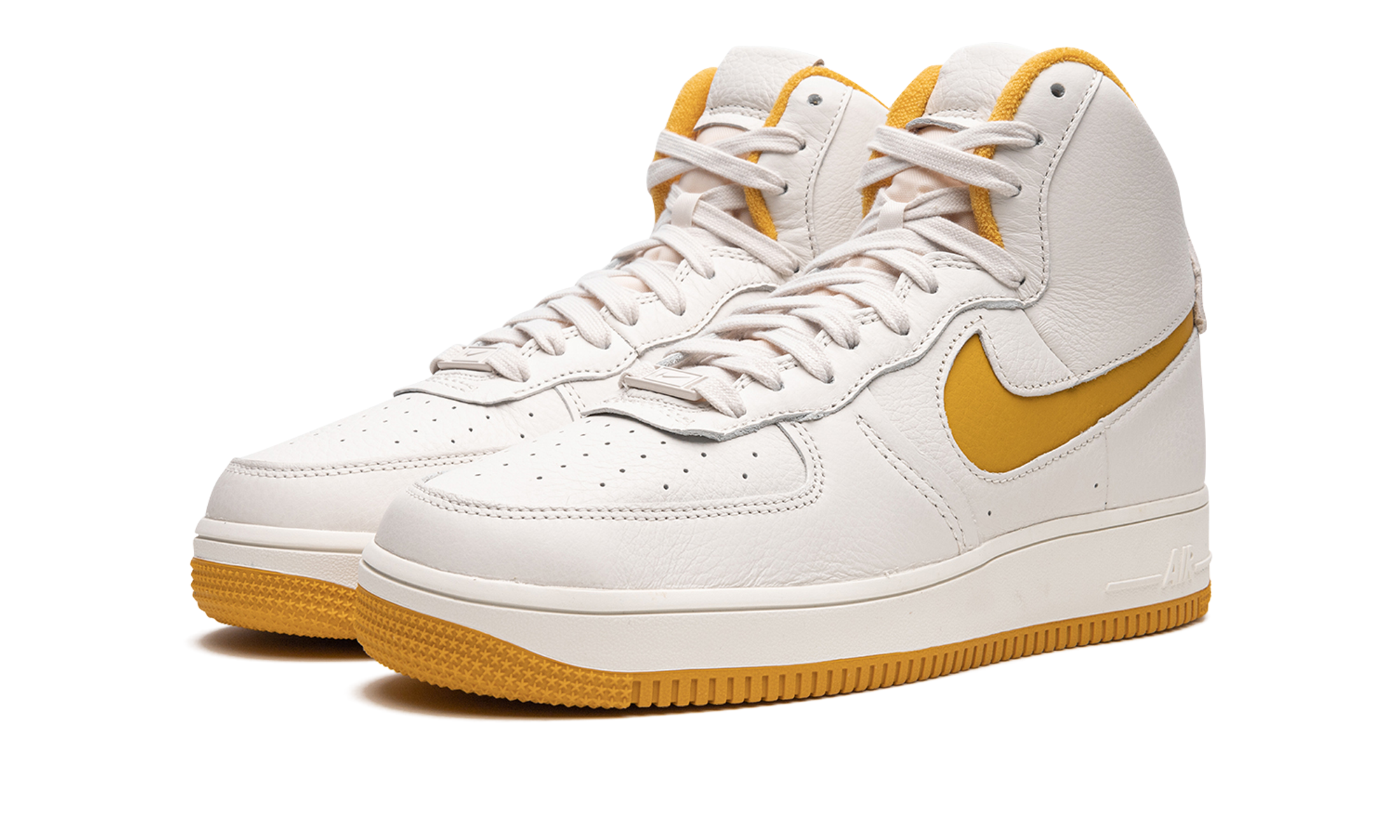 nike air force 1 high sculpt phantom yellow ochre women s+DC3590-001+diagnol left view