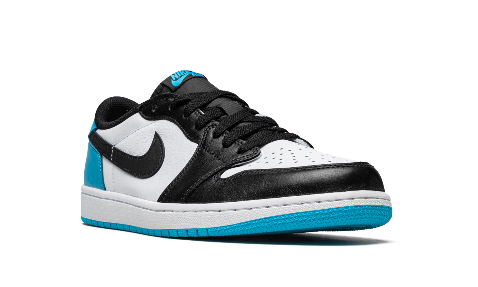 jordan 1 retro low og black dark powder blue+CZ0790-104+diagnol right view