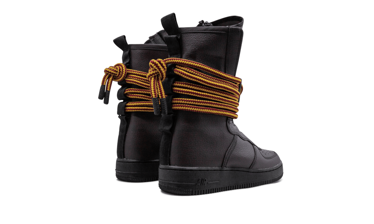 nike sf air force 1 high beef and broccoli pack+AA1128-204+diagnol right behind view