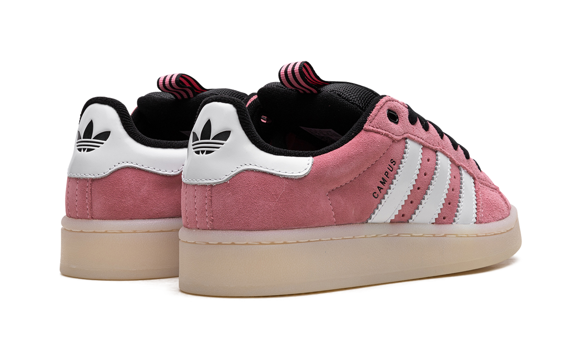 adidas campus 00s pink glow+HQ8712+diagnol right behind view