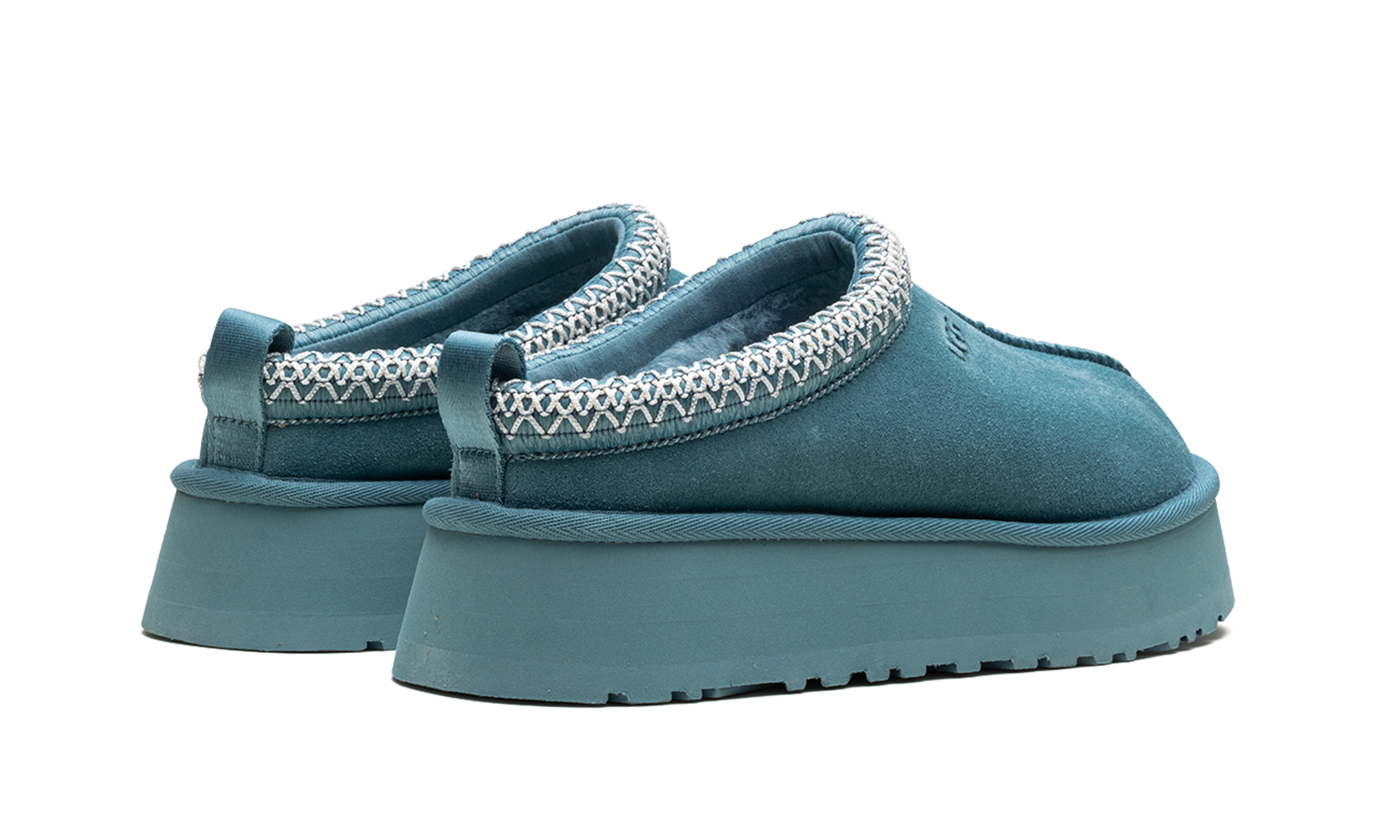 ugg tazz slipper deep ice women s+1122553-DEE+diagnol right behind view