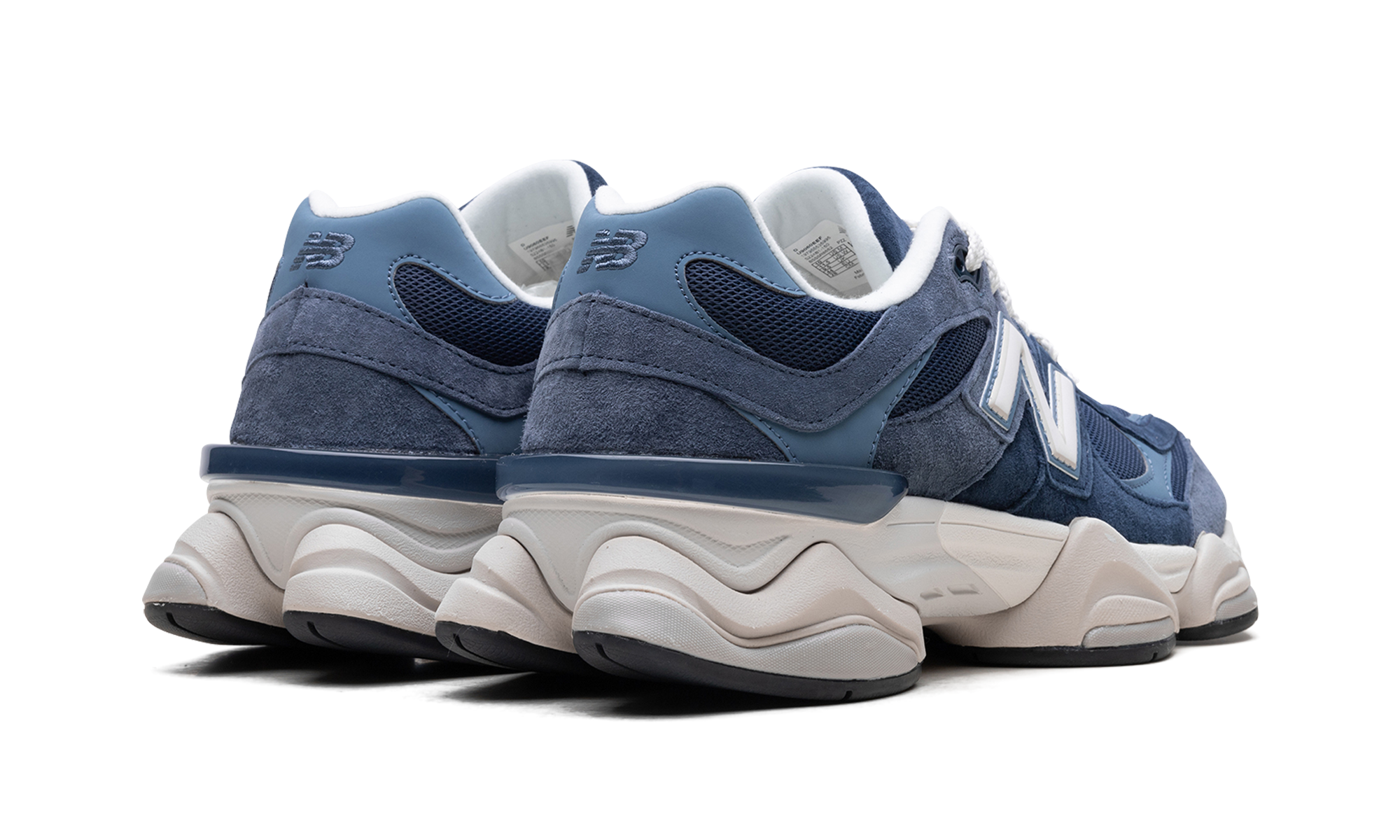 new balance 9060 vintage indigo heron blue+U9060EEF+diagnol right behind view