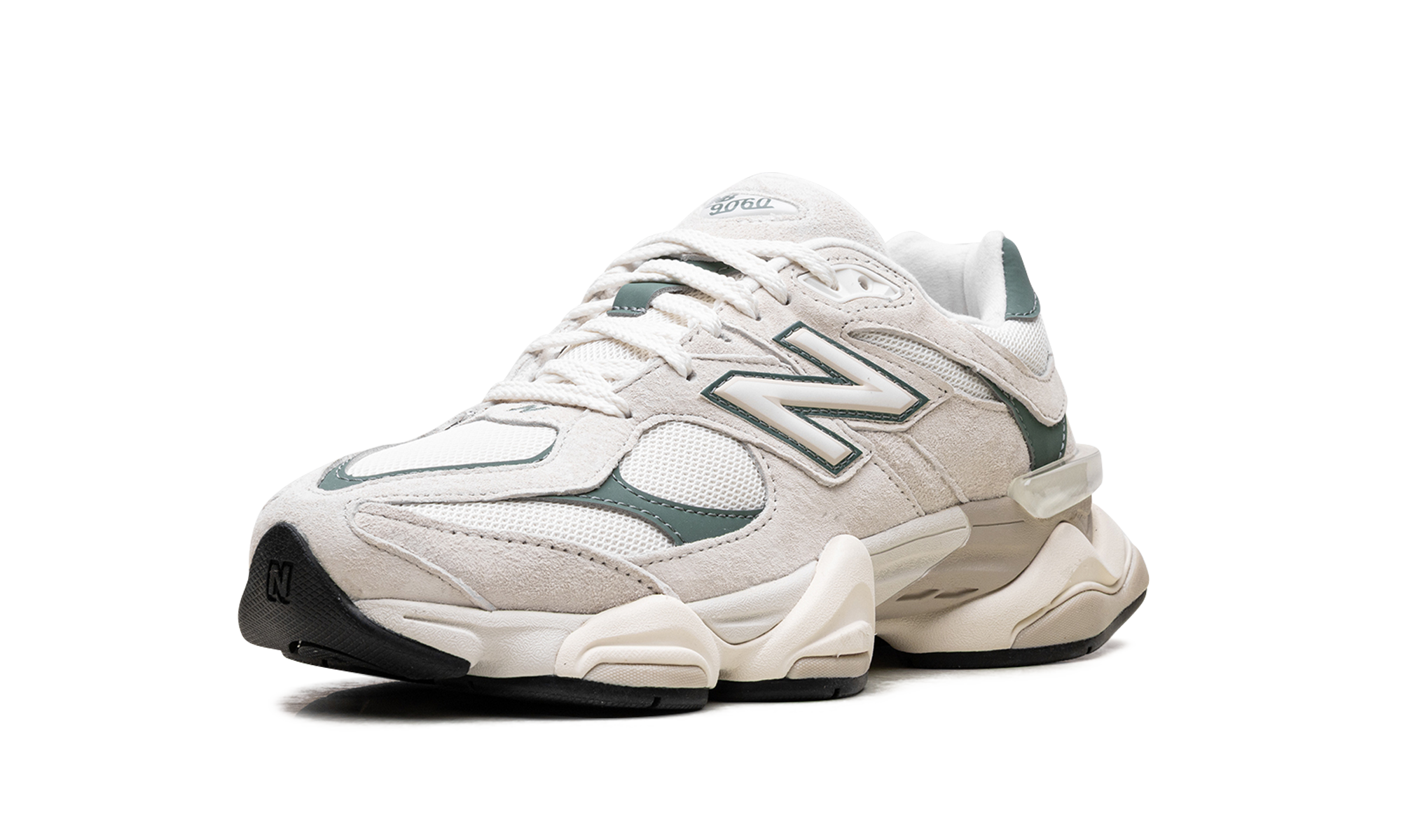 new balance 9060 linen dark juniper+U9060EEI+left diagnol single view