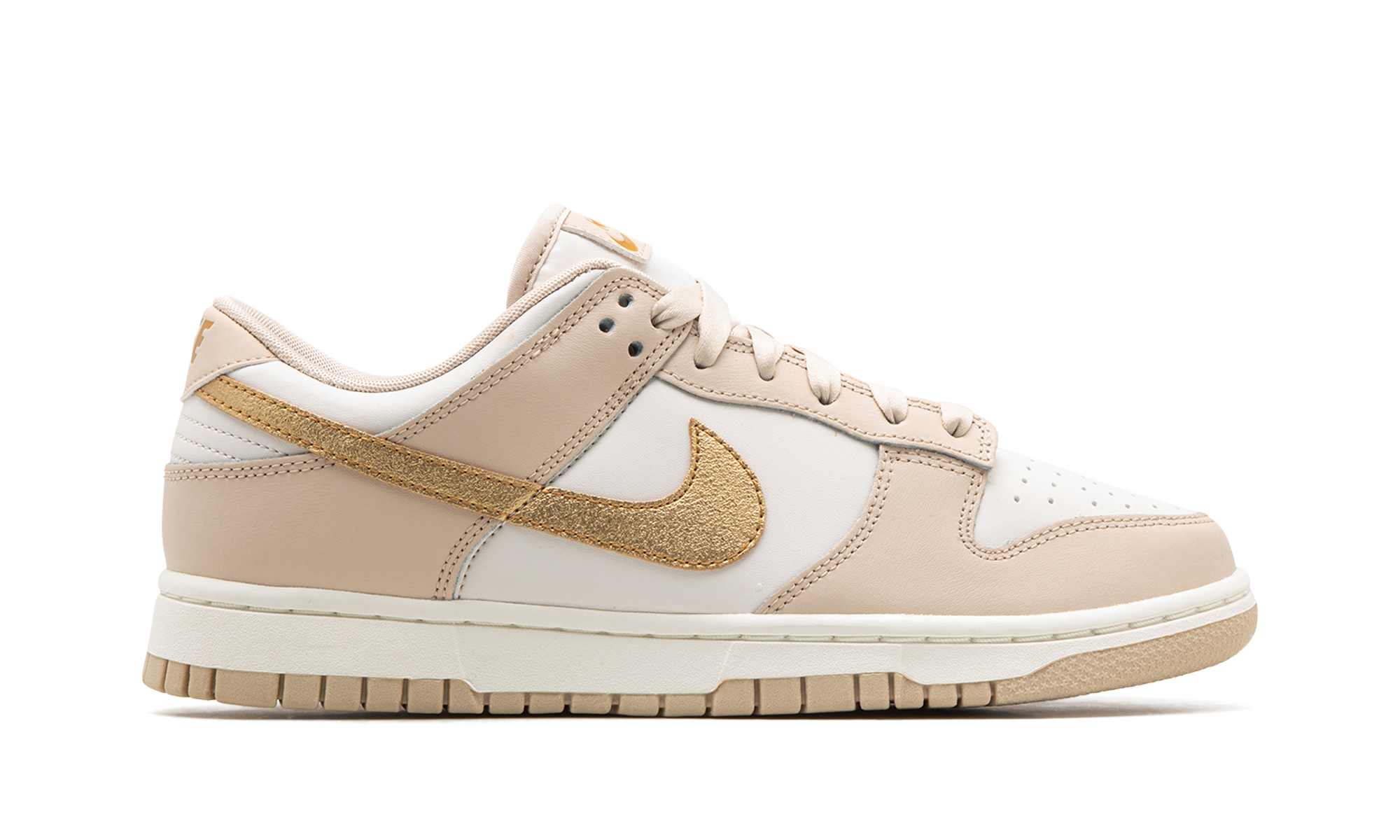 nike dunk low phantom metallic gold women s+DX5930-001+right view