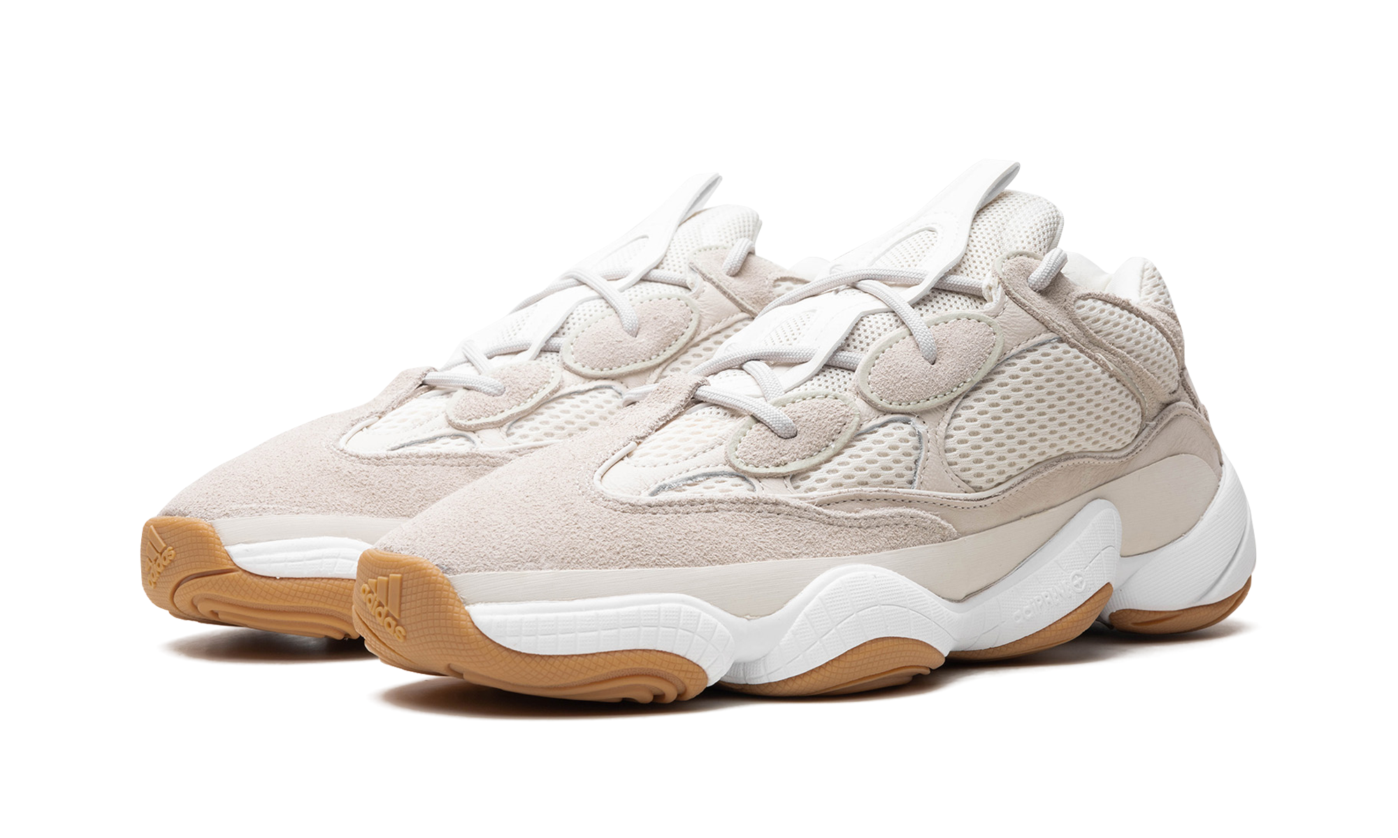 adidas yeezy 500 stone taupe+ID1600+diagnol left view