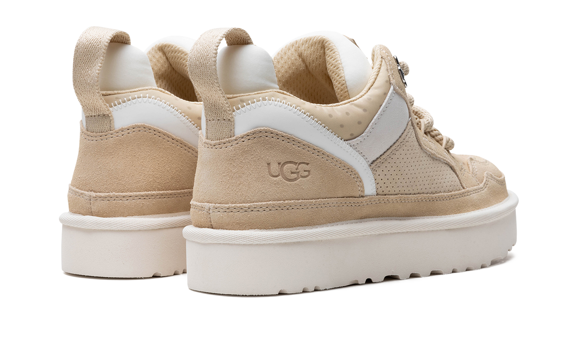 ugg lowmel spring biscotti women s+1152759-BSCT+diagnol right behind view
