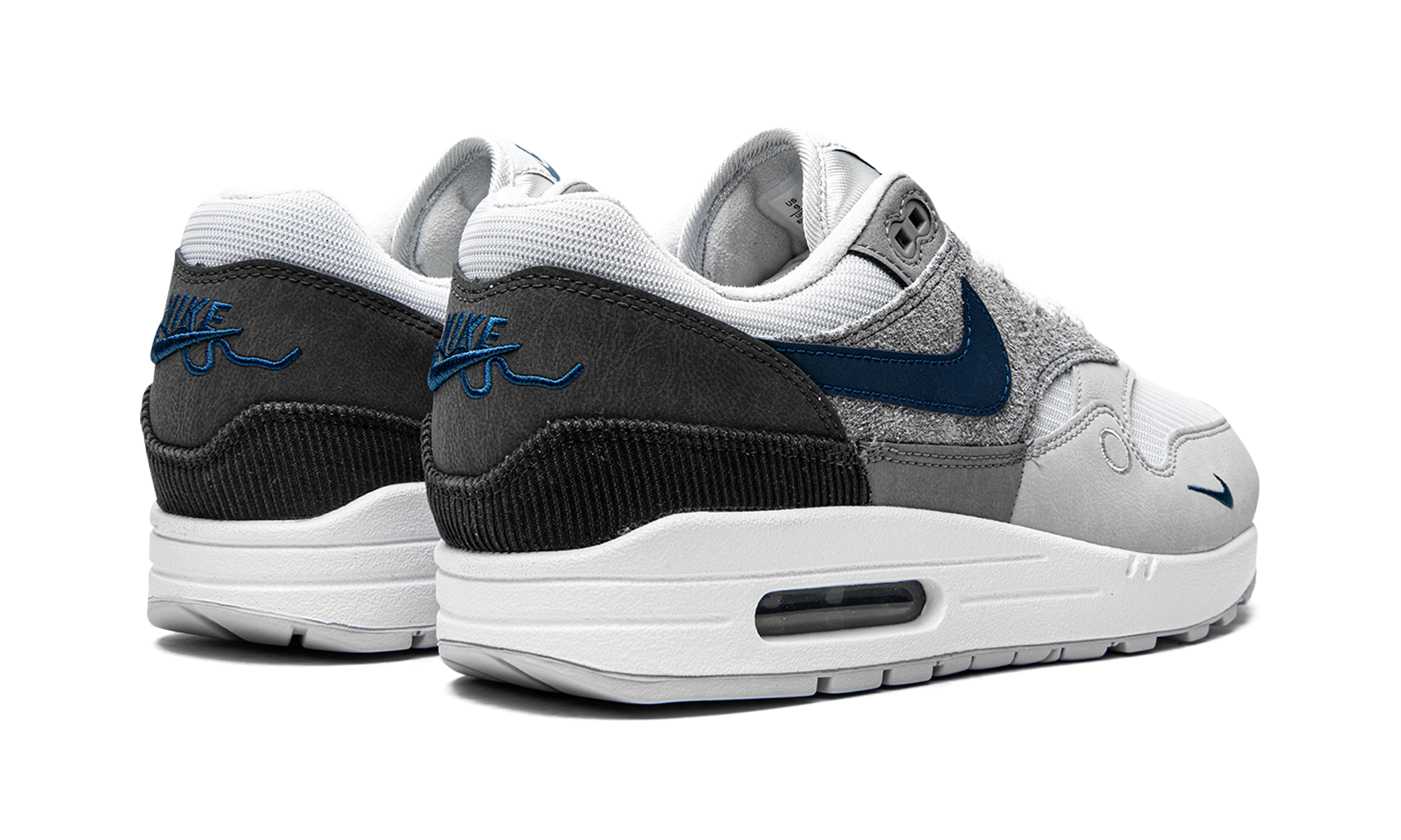 nike air max 1 london+CV1639-001+diagnol right behind view