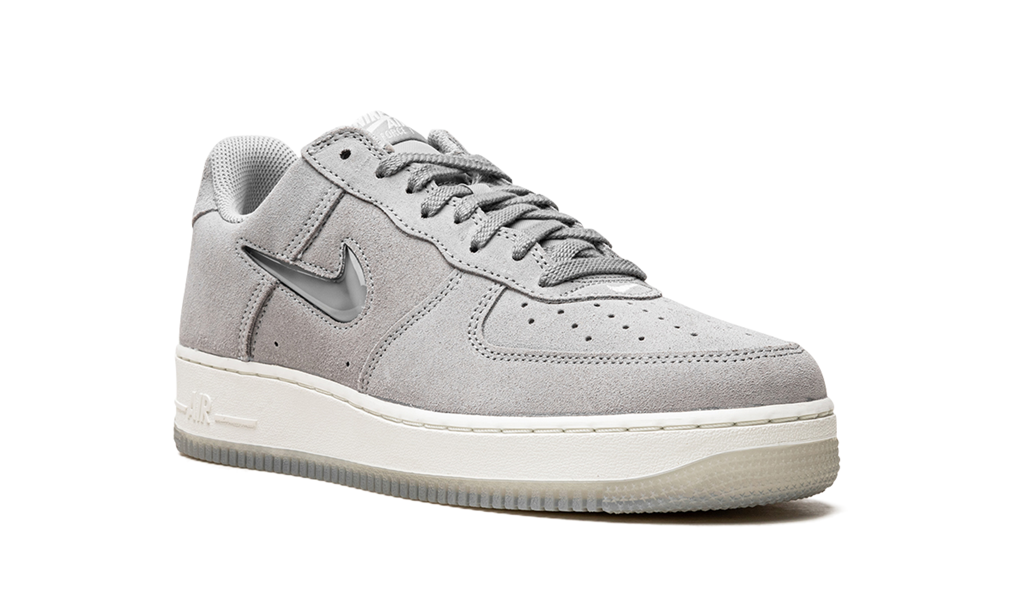 nike air force 1 07 low color of the month jewel light smoke grey+DV0785-003+diagnol right view