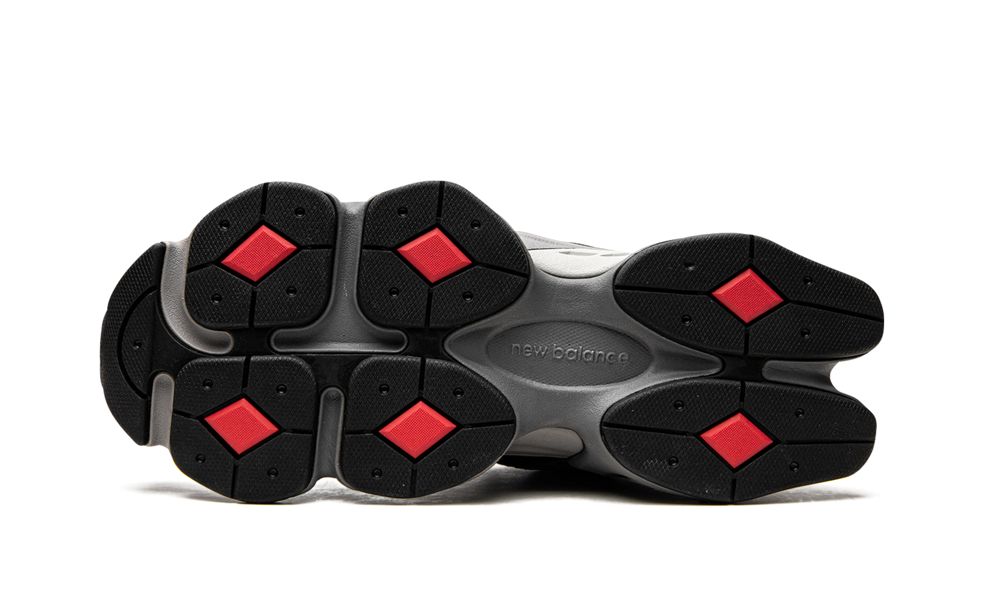 new balance 9060 black castlerock grey+U9060BLK+bottom view