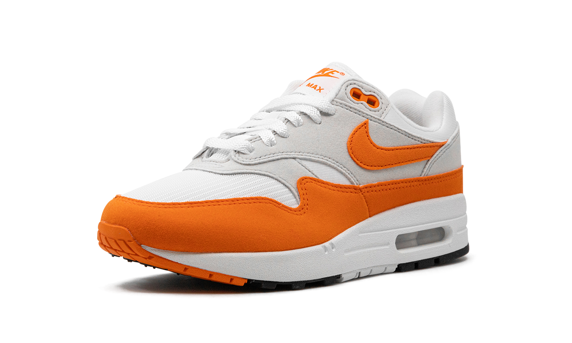 nike air max 1 87 safety orange women s+DZ2628-002+left diagnol single view
