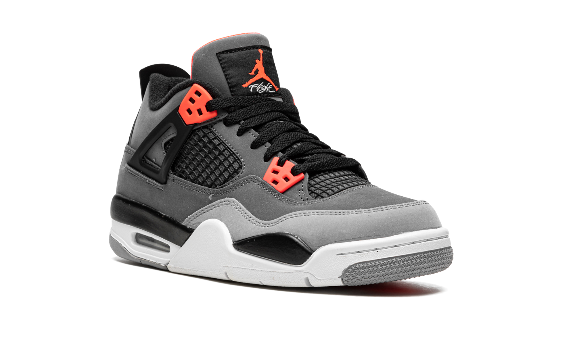 jordan 4 retro infrared gs+408452-061+diagnol right view