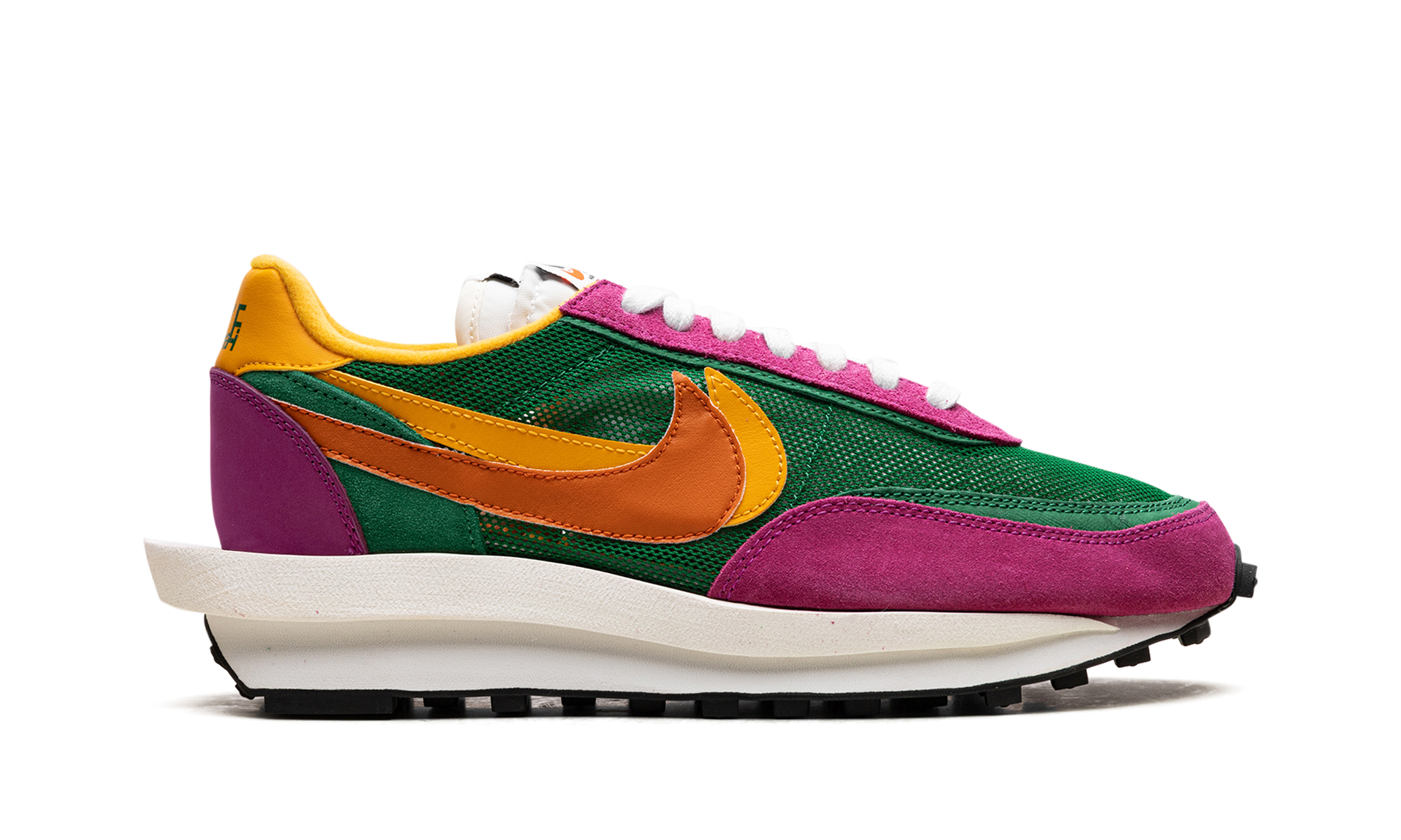 nike ld waffle sacai pine green+BV0073-301+diagnol right view