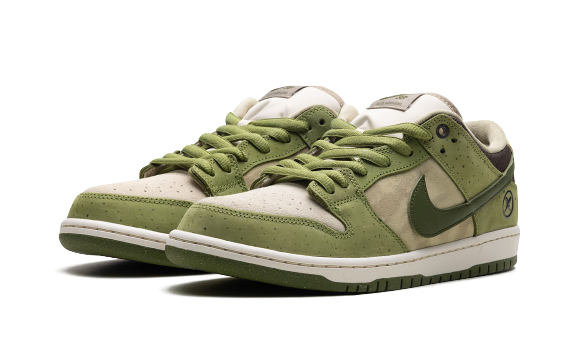 nike sb dunk low yuto horigome matcha+HF8022-300+diagnol left view