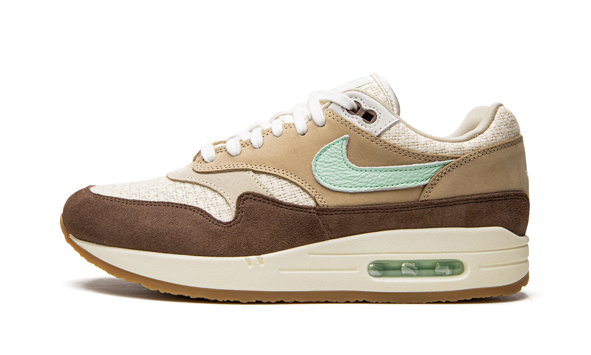 nike air max 1 crepe brown 2022+FD5088-200+diagnol right view 2