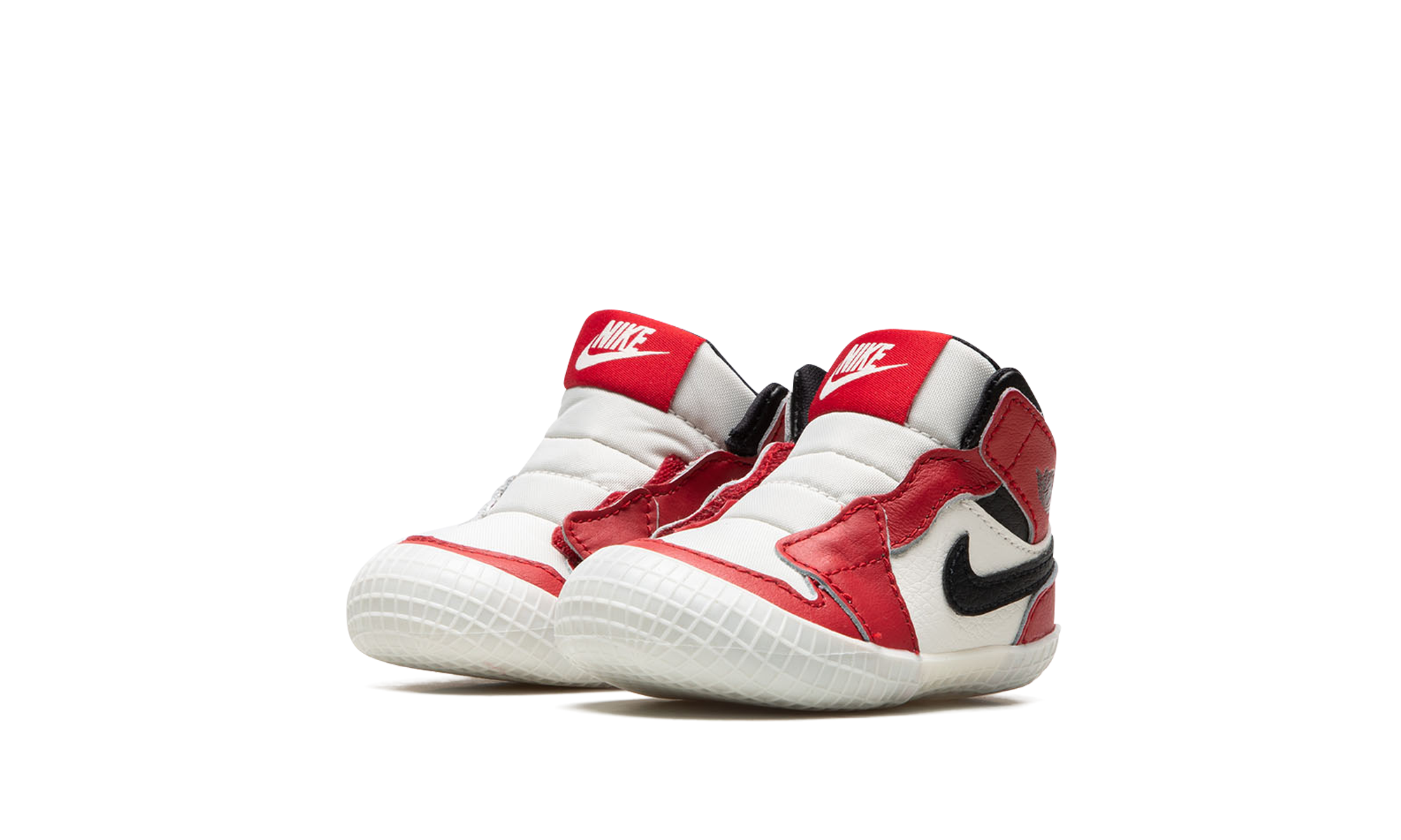 jordan 1 crib bootie chicago lost and found i+AT3745-612+diagnol left view