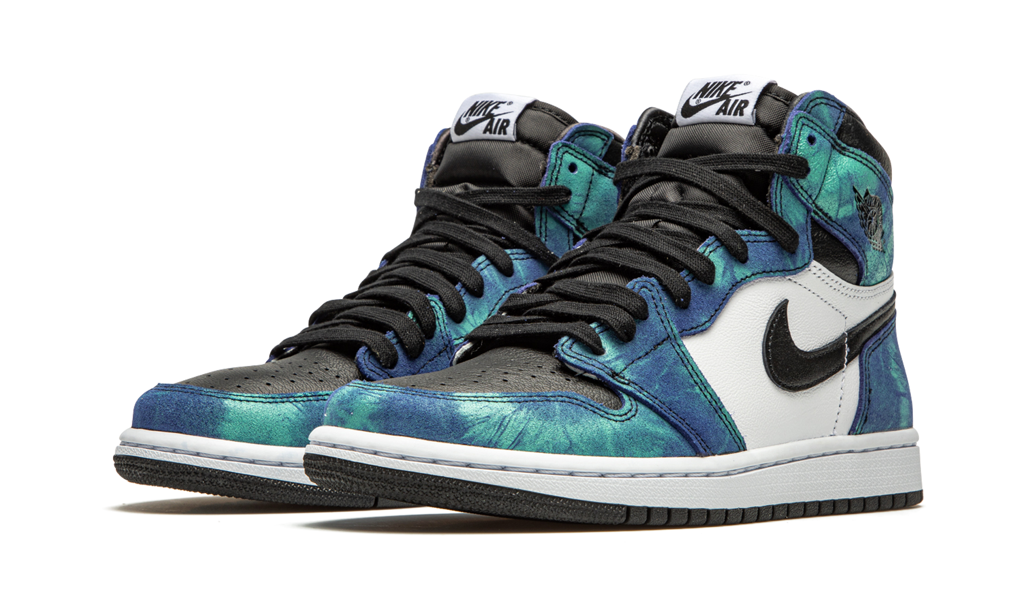 jordan 1 retro high tie dye women s+CD0461-100+diagnol left view