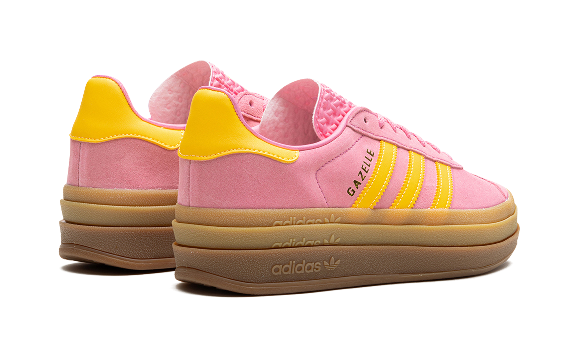 adidas gazelle bold bliss pink spark women s+IF4498+diagnol right behind view
