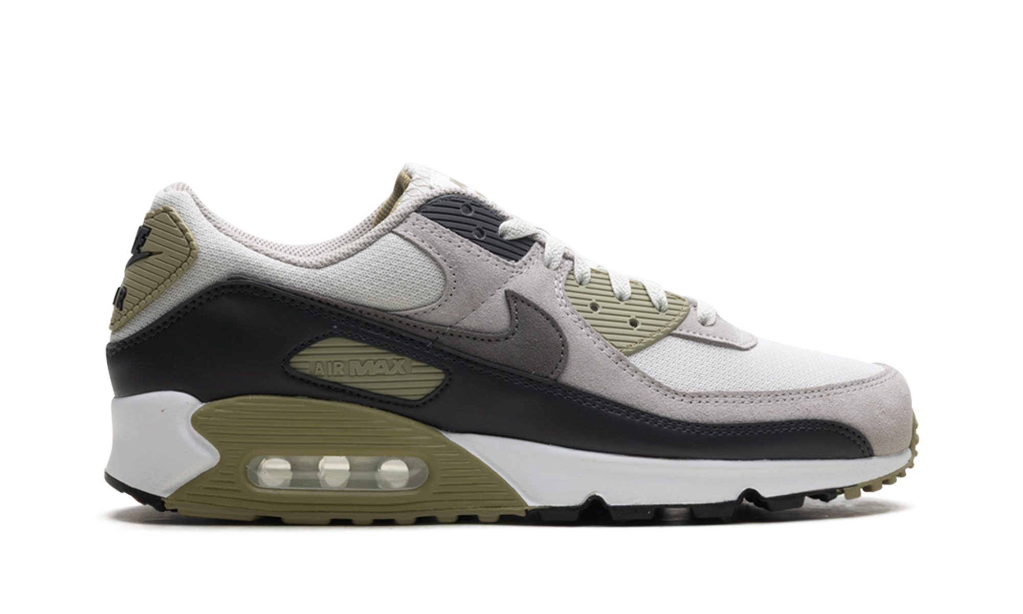 nike air max 90 light bone neutral olive+DM0029-011+right view