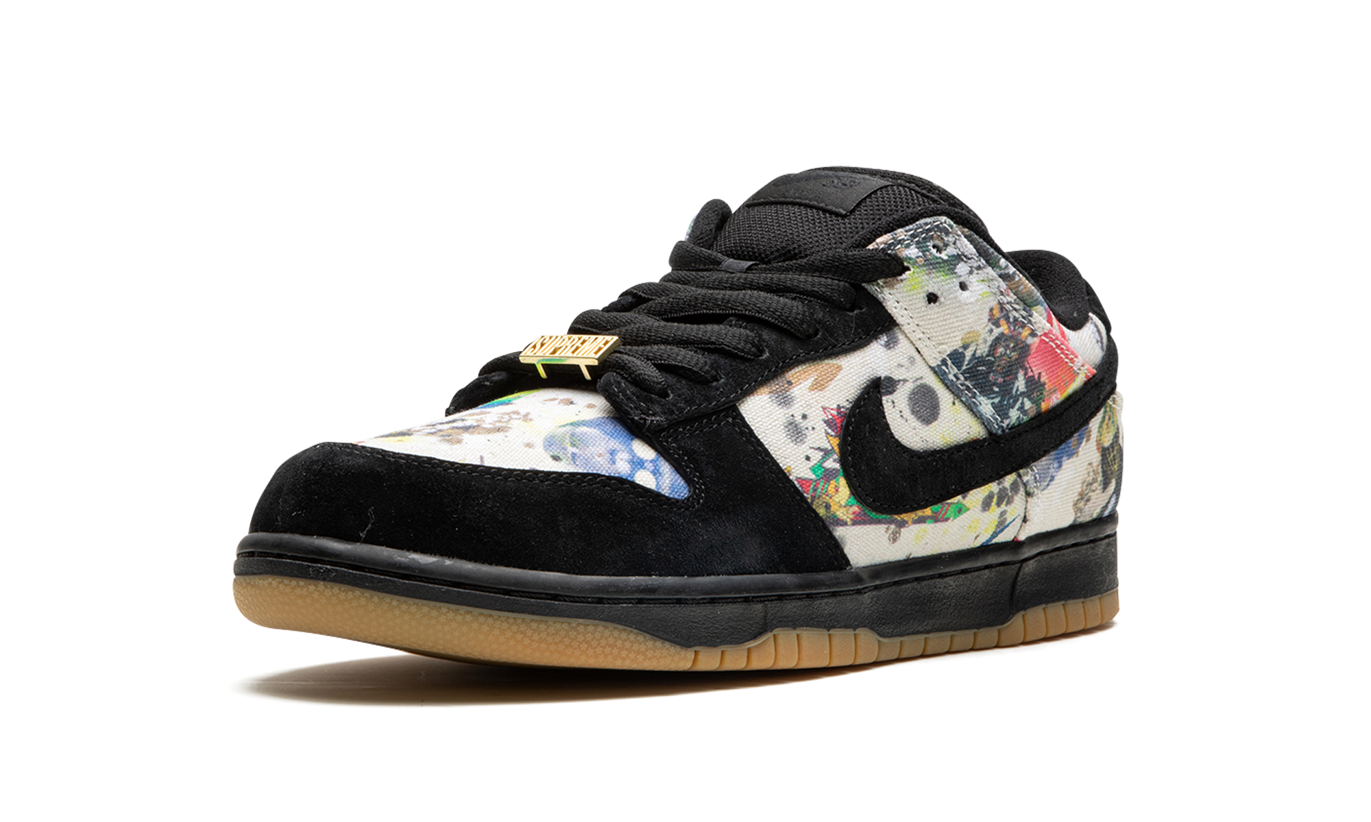 nike sb dunk low supreme rammellzee+FD8778-001+left diagnol single view