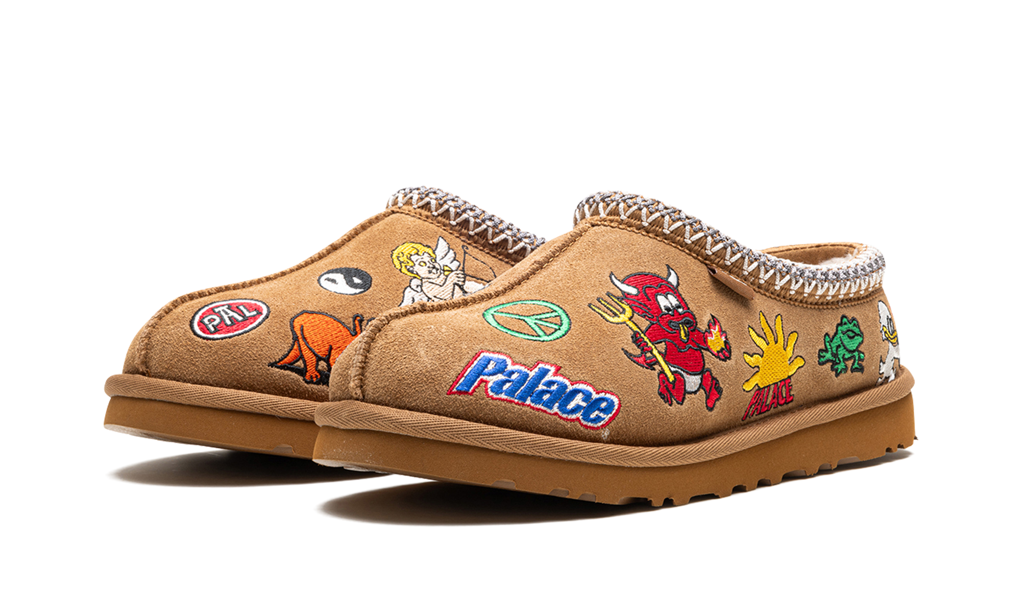 ugg tasman slipper palace chestnut+1157290-CHE+diagnol left view