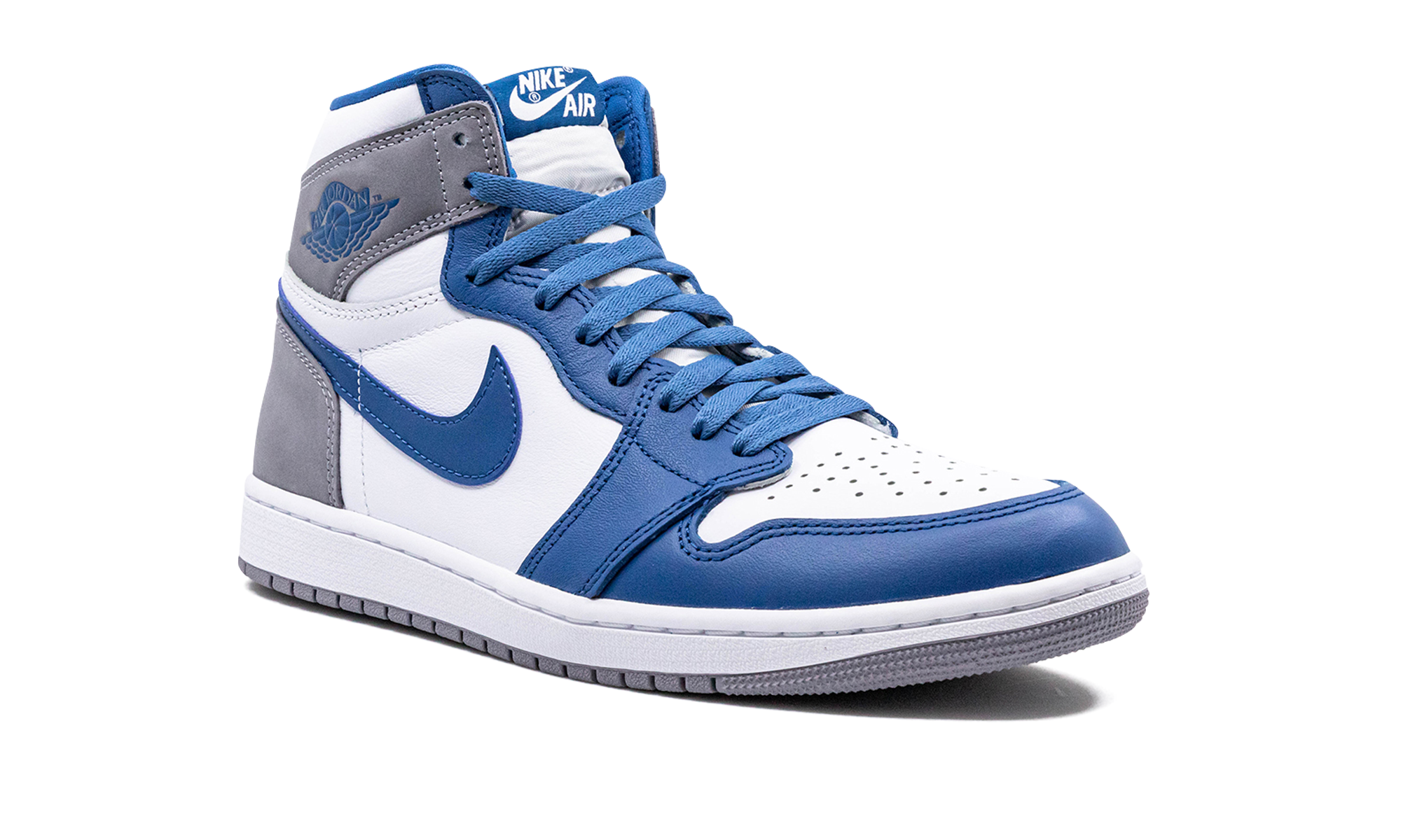 jordan 1 retro high og true blue+DZ5485-410+diagnol right view