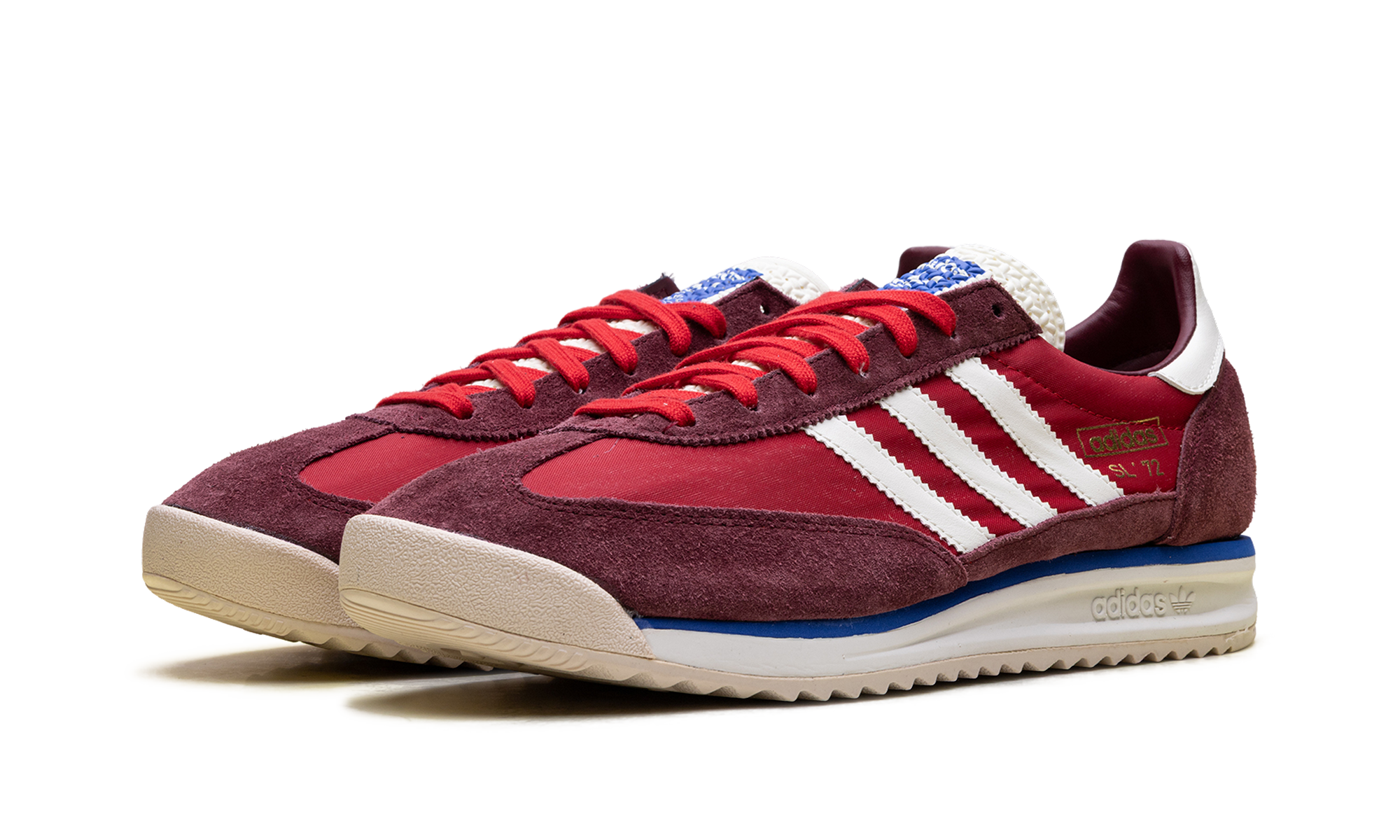 adidas sl 72 rs shadow red+JI1280+diagnol left view