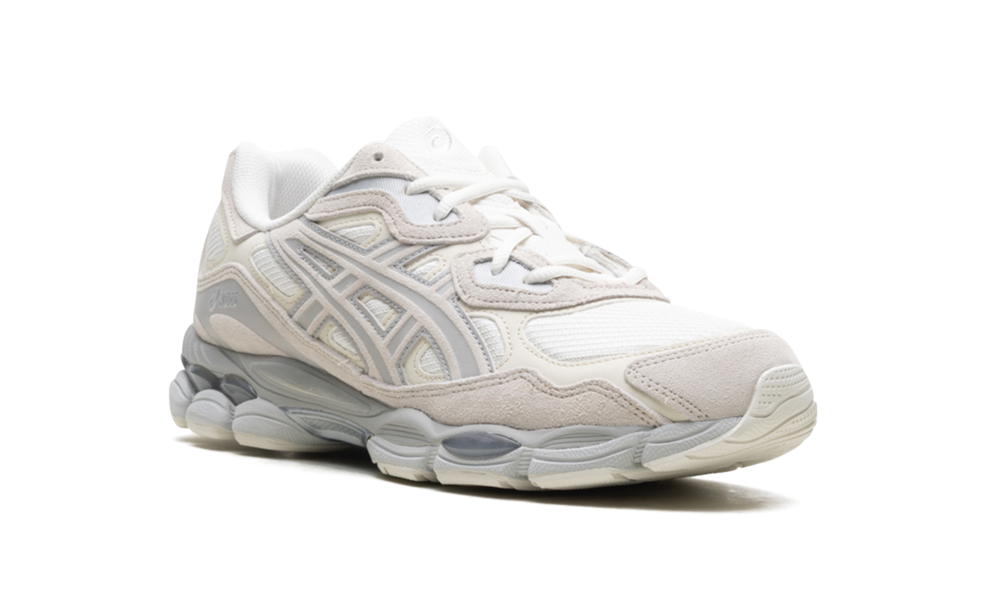 asics gel nyc cream grey+1203A739-100+diagnol right view