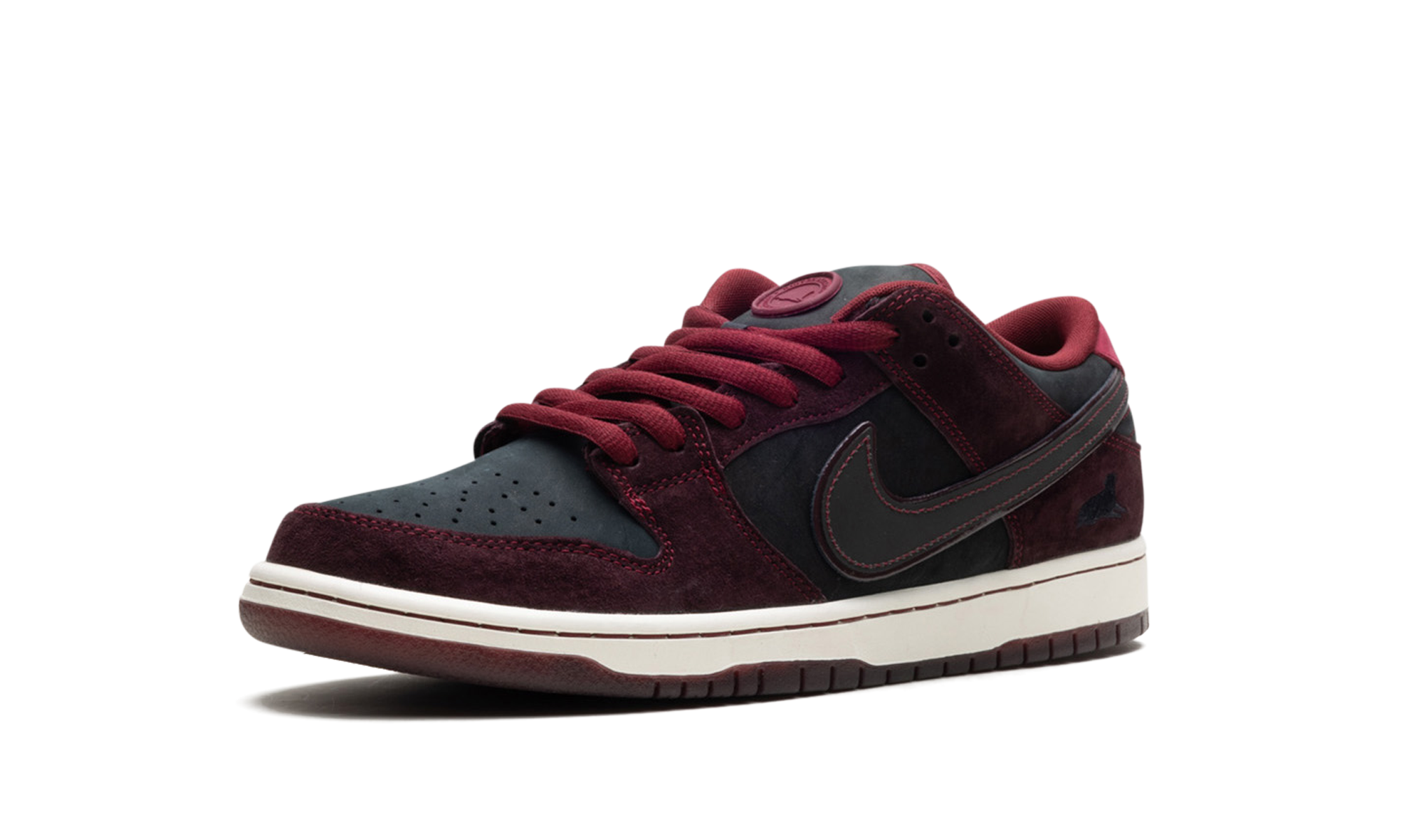 nike sb dunk low riot skateshop special box+FZ1289-200+left diagnol single view