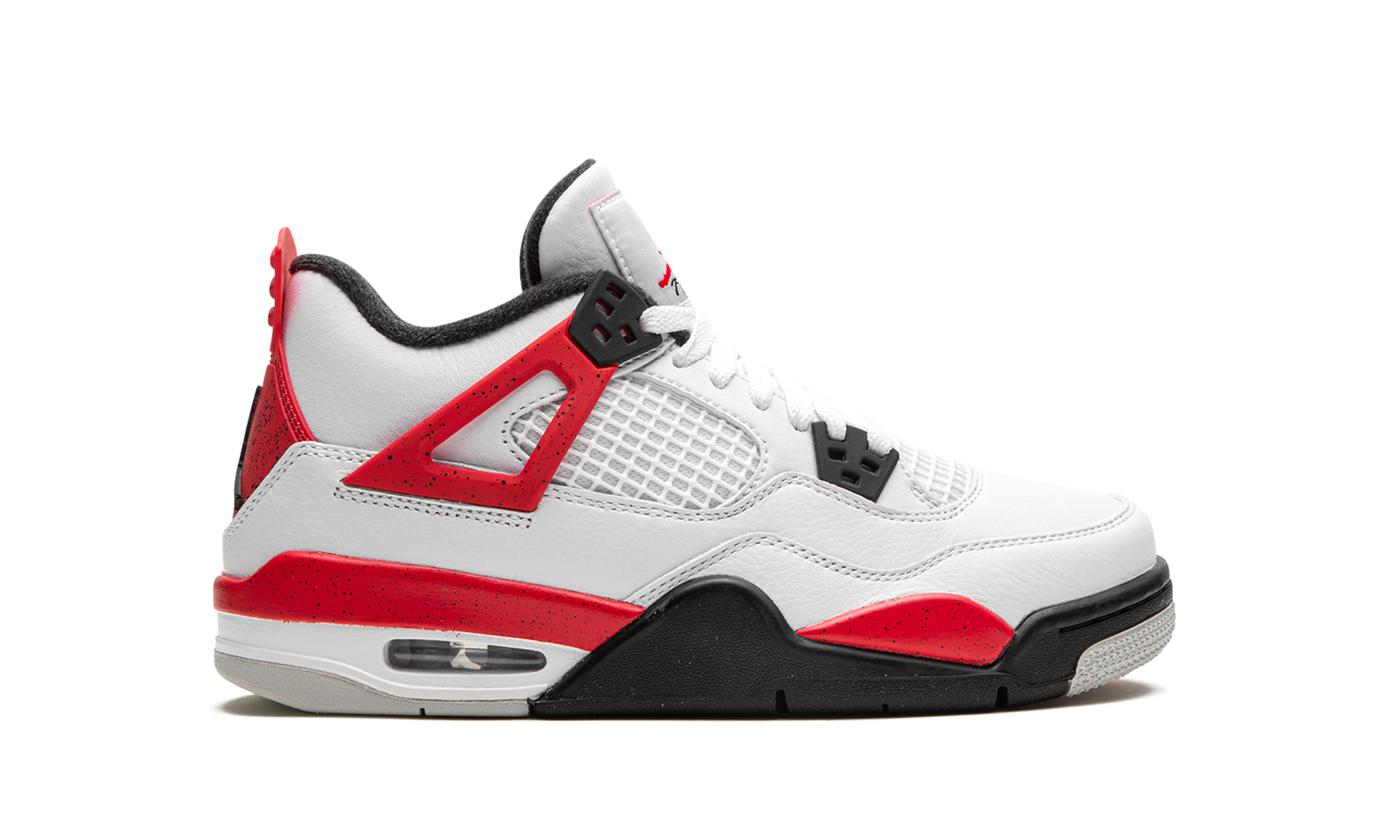 jordan 4 retro red cement gs+408452-161+right view