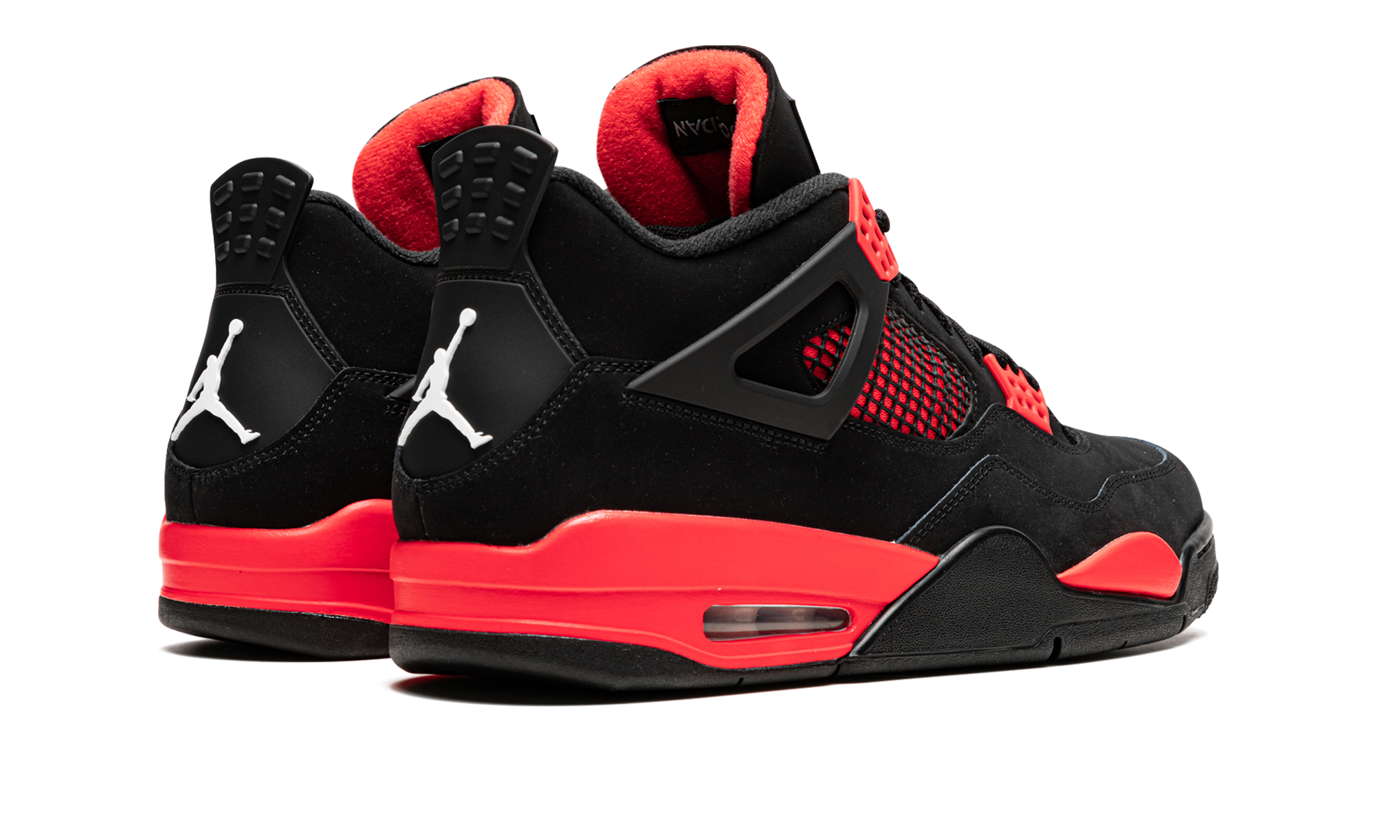 jordan 4 retro red thunder+CT8527-016+diagnol right behind view