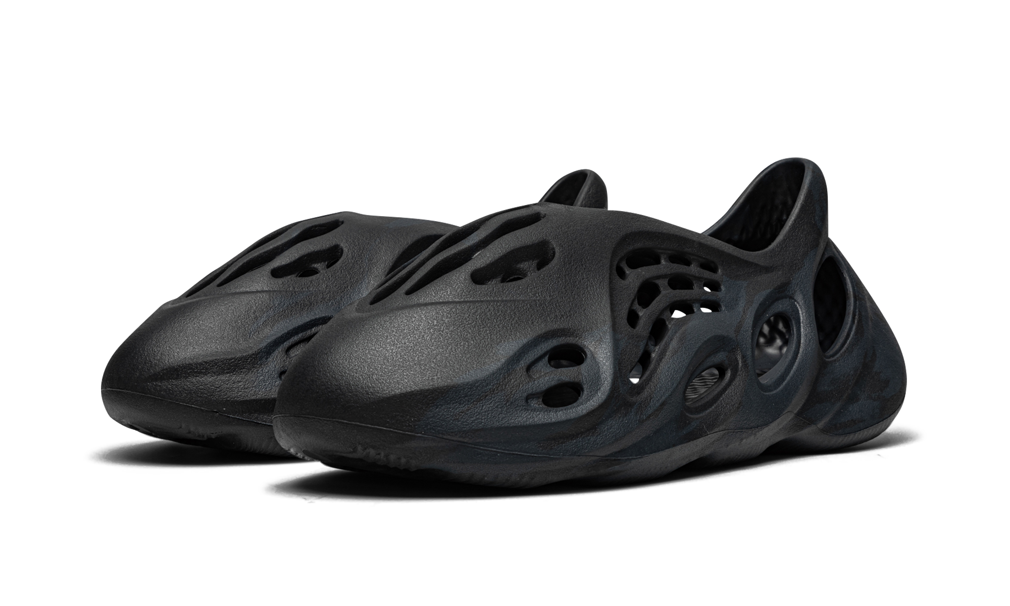 adidas yeezy foam rnnr mineral blue+GV7903+diagnol left view