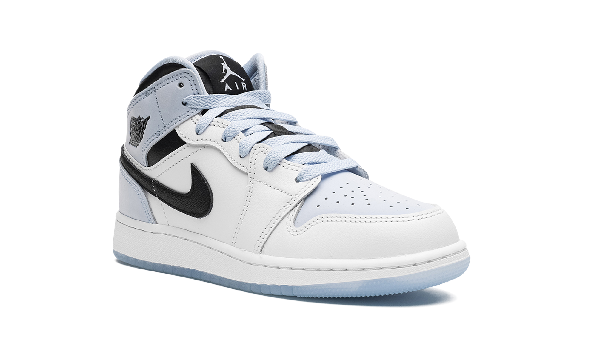 jordan 1 mid se ice blue 2023 gs+DV1337-104+diagnol right view