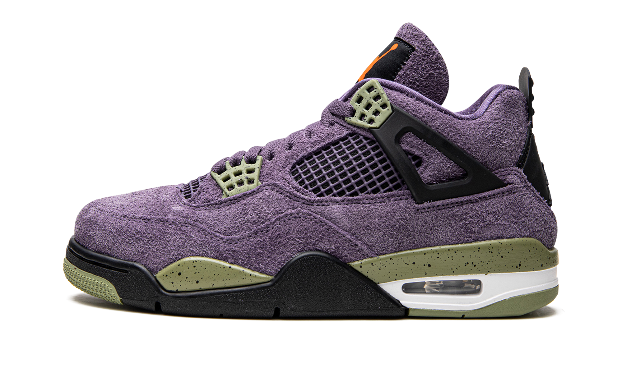 jordan 4 retro canyon purple women s+AQ9129-500+diagnol right view 1
